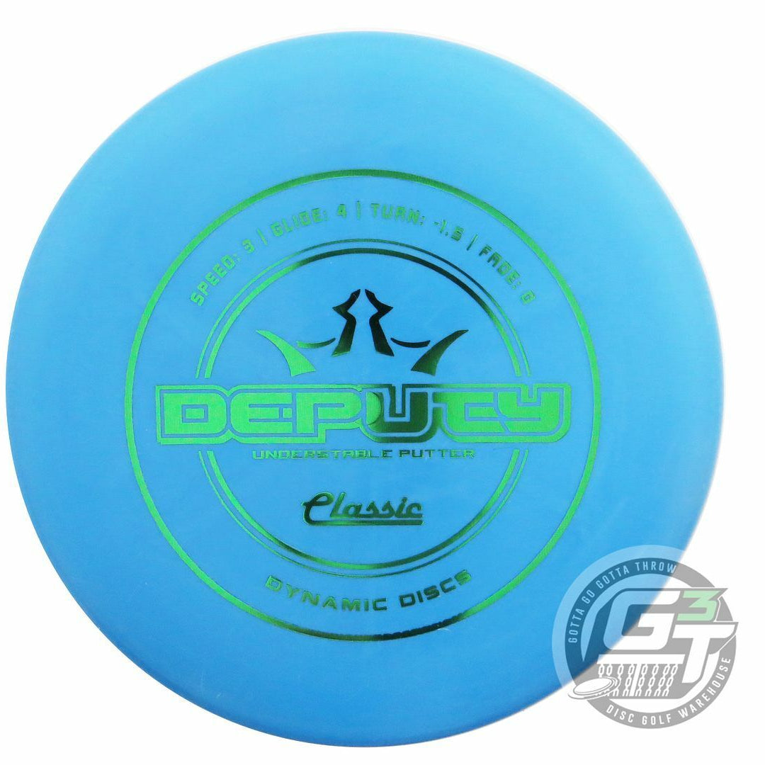 Dynamic Discs Classic Line Deputy Putter Golf Disc (Individually Listed)
