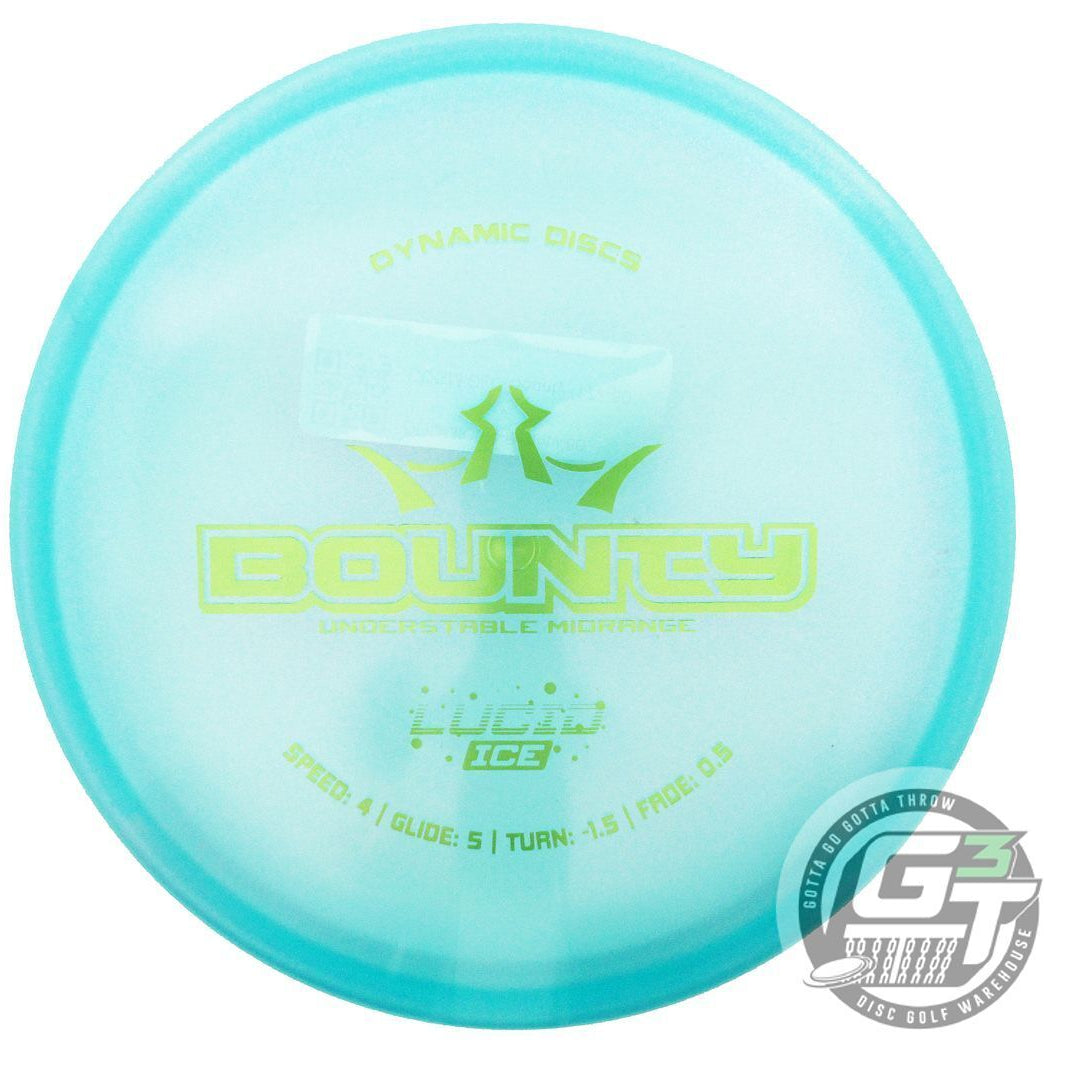 Dynamic Discs Glimmer Lucid Ice Bounty Midrange Golf Disc (Individually Listed)