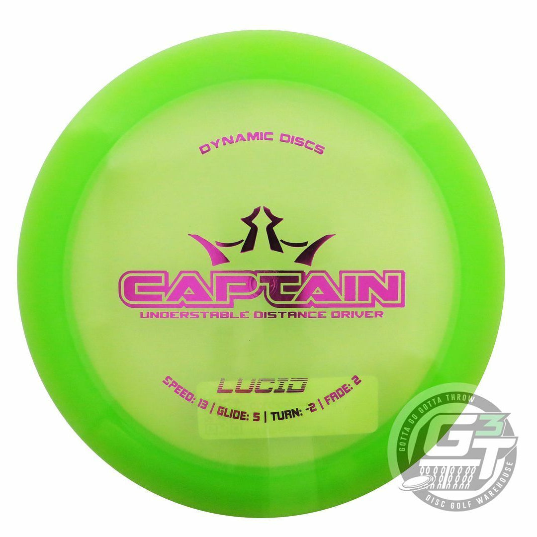 Dynamic Discs Lucid Captain Distance Driver Golf Disc (Individually Listed)
