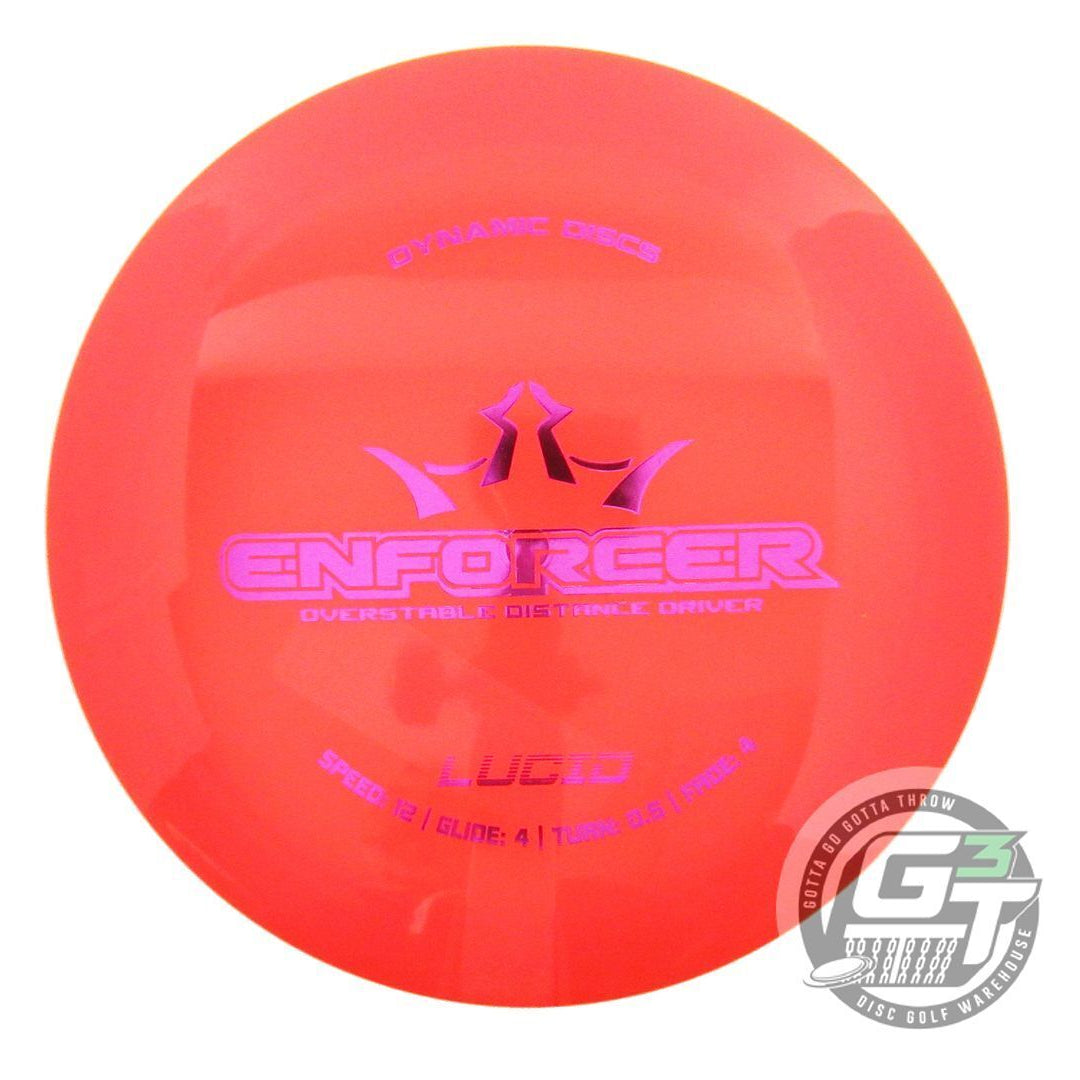 Dynamic Discs Lucid Enforcer Distance Driver Golf Disc (Individually Listed)