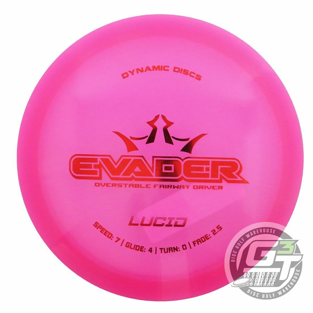 Dynamic Discs Lucid Evader Fairway Driver Golf Disc (Individually Listed)