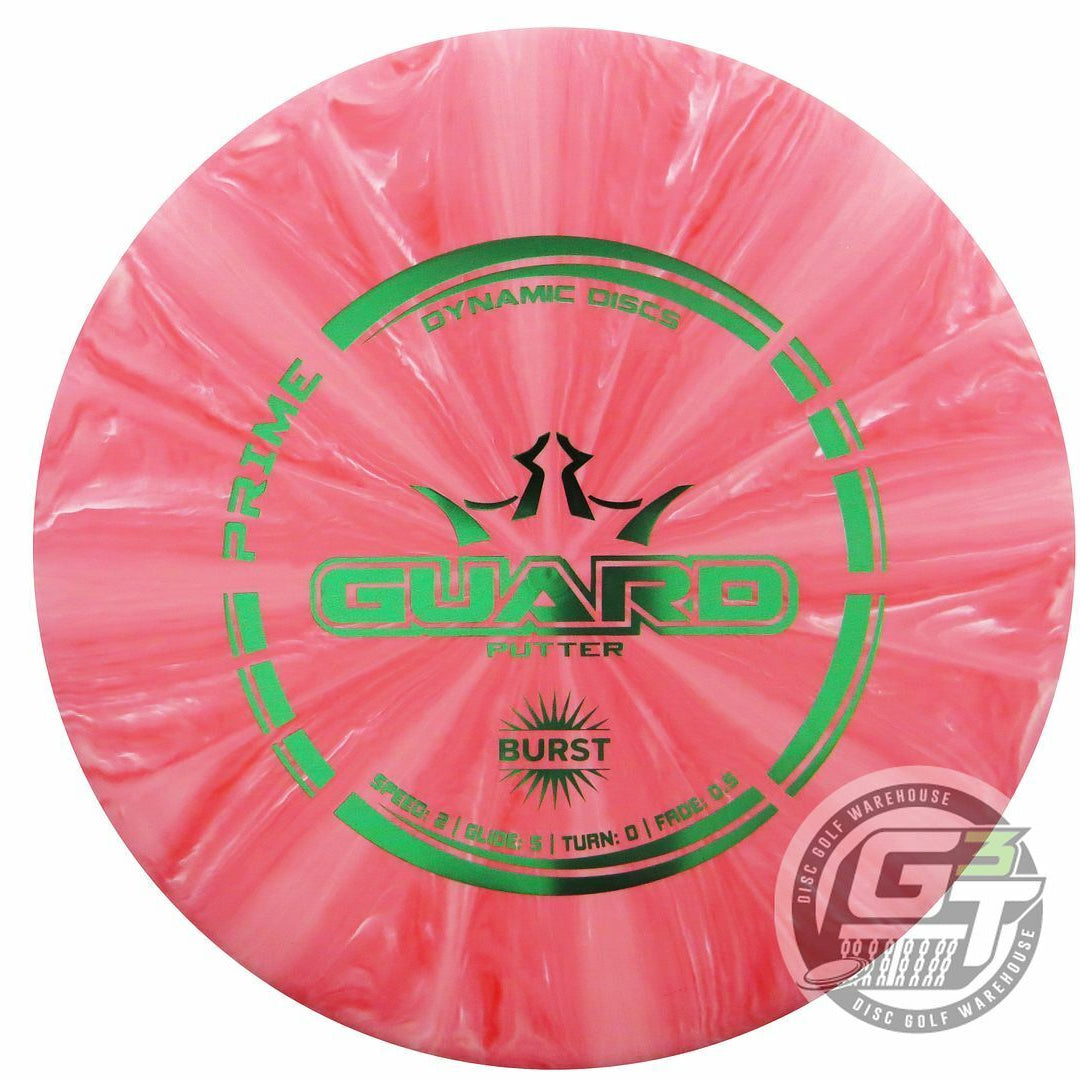 Dynamic Discs Prime Burst Guard Putter Golf Disc (Individually Listed)