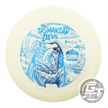 Wild Discs Nuclear Glow Tasmanian Devil Fairway Driver Golf Disc (Individually Listed)