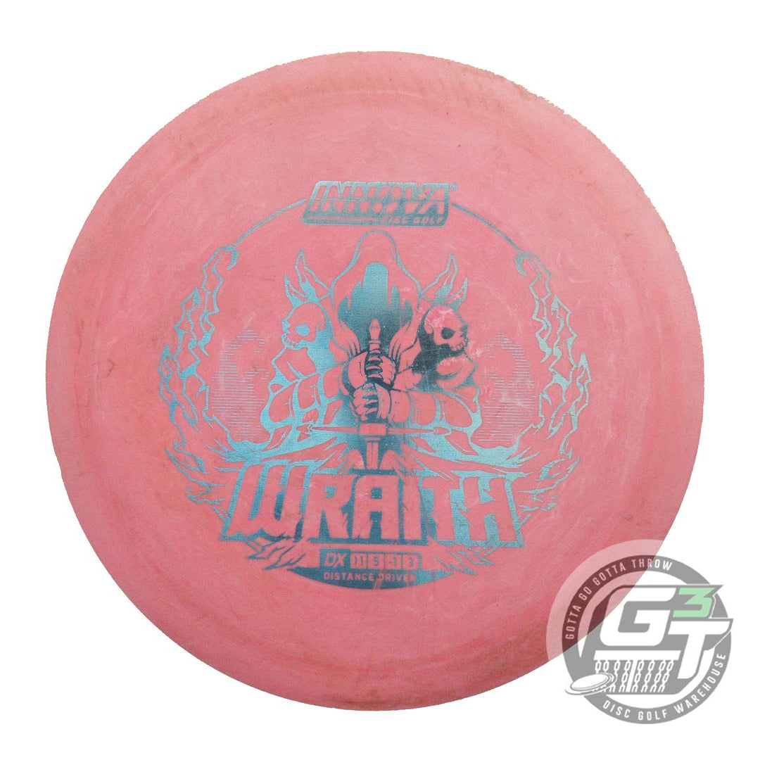 USED Innova DX Wraith 170g Pink Aqua Foil Distance Driver Golf Disc