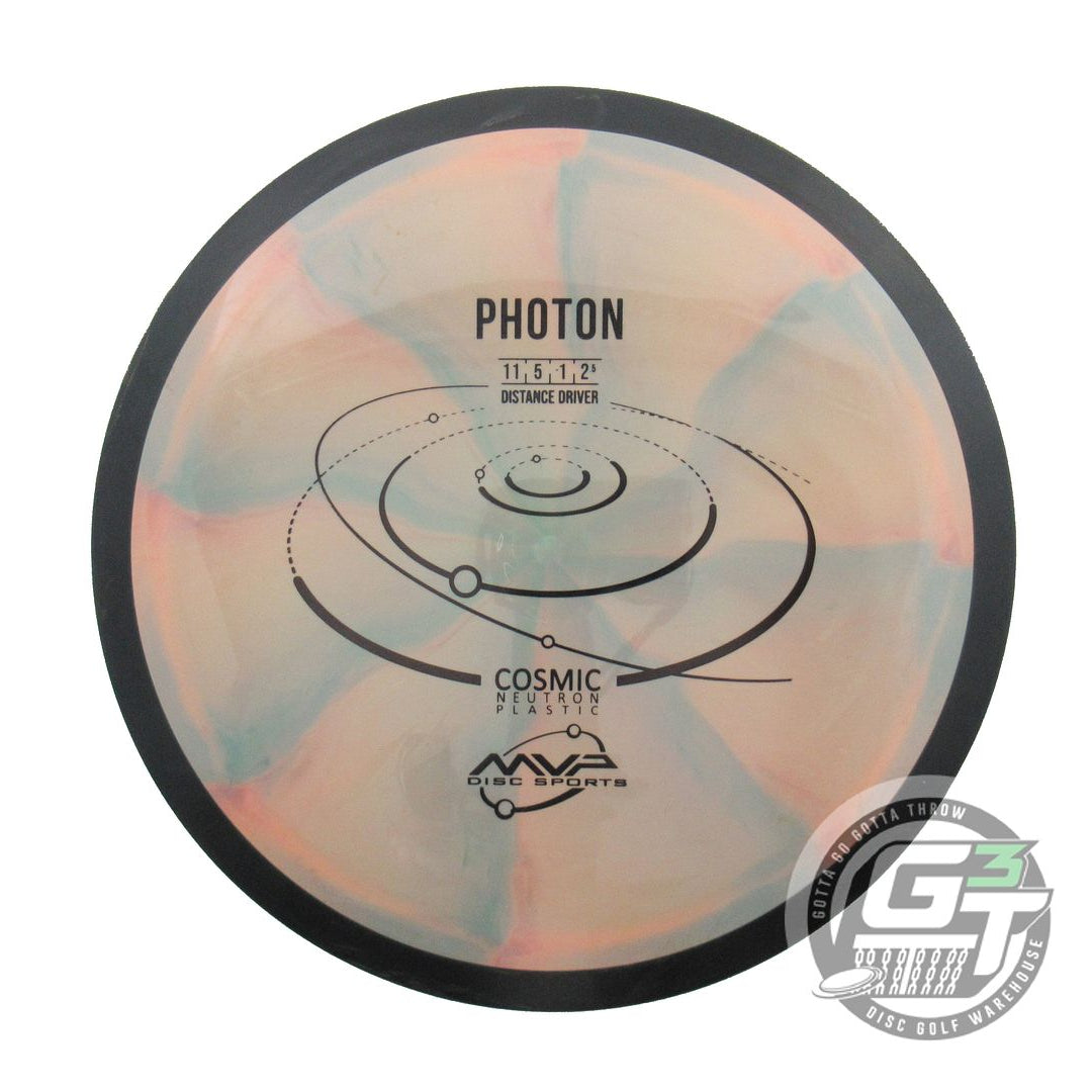 USED MVP Disc Sports Cosmic Neutron Photon 169g Peach-Teal Driver Golf Disc
