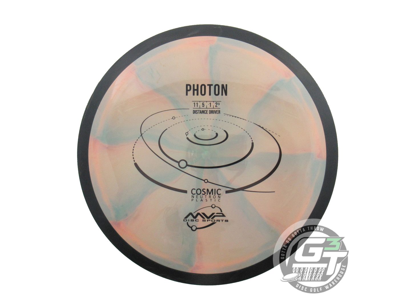 USED MVP Disc Sports Cosmic Neutron Photon 169g Peach-Teal Driver Golf Disc