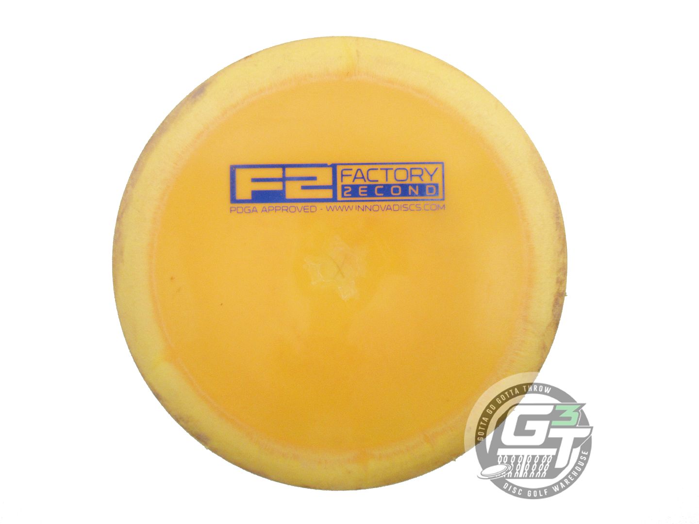 USED Innova X-OUT Star Destroyer 142g Marigold Distance Driver Golf Disc