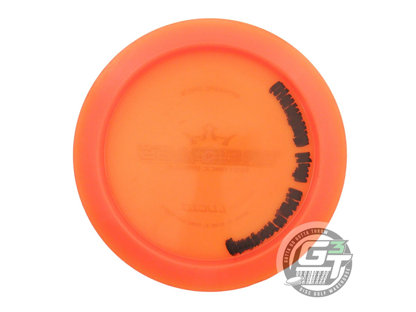 USED Dynamic Discs Lucid Trespass 175g Orange Silver Foil Distance Driver Disc