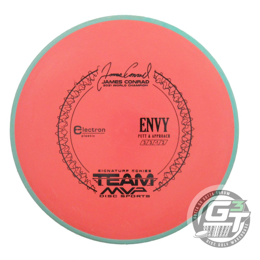 USED Axiom Discs Classic Electron Envy 167g Red Green Rim Putter Golf Disc