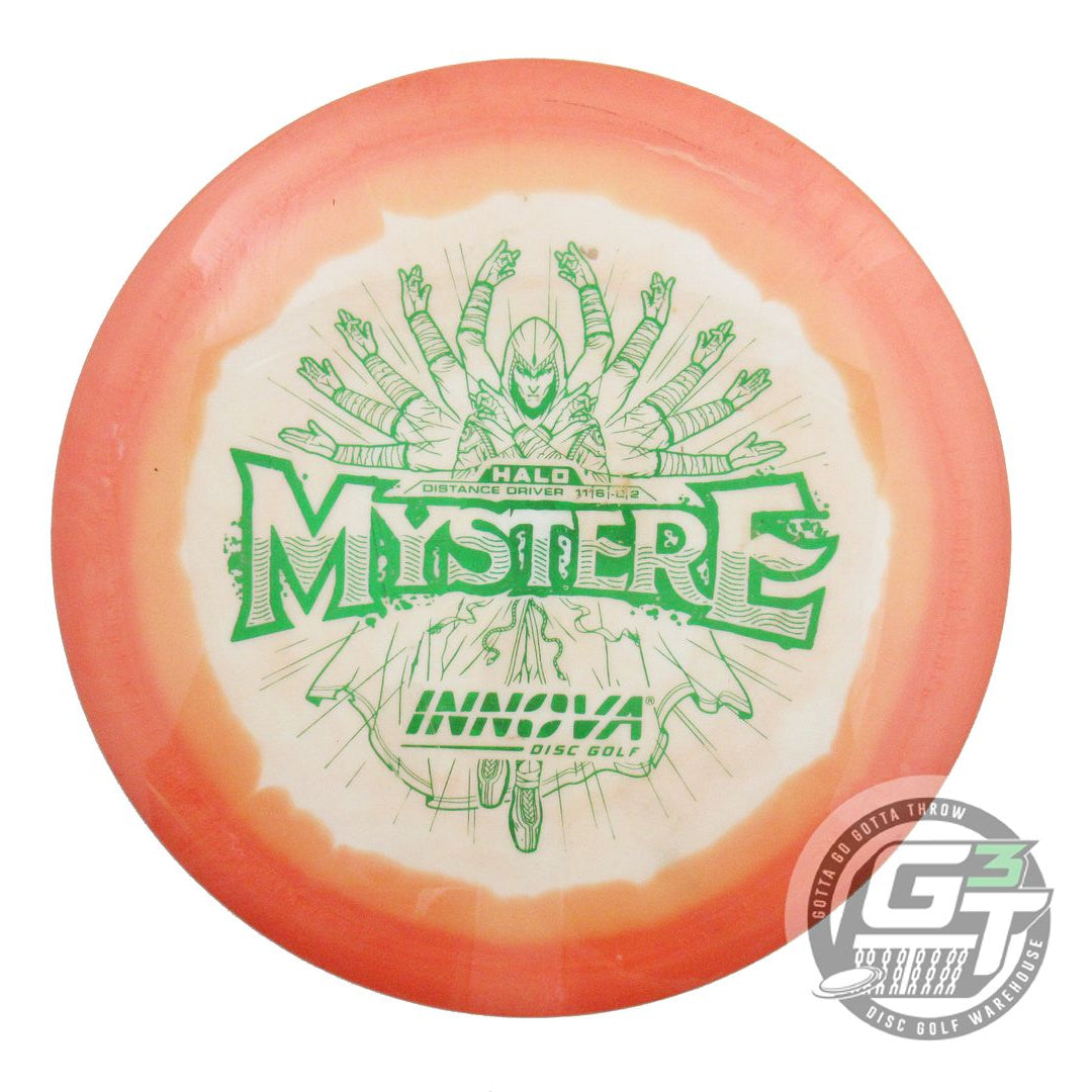 USED Innova Halo Star Mystere 170g Orange-White Distance Driver Golf Disc