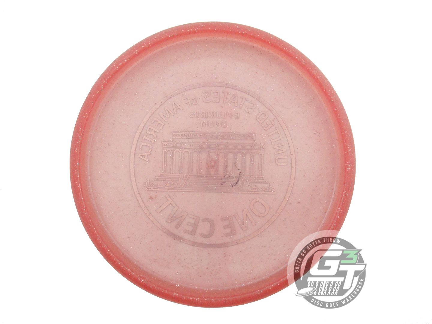 NOS Lone Star Founder's Penny 175g Pink Blue Foil Putter Golf Disc