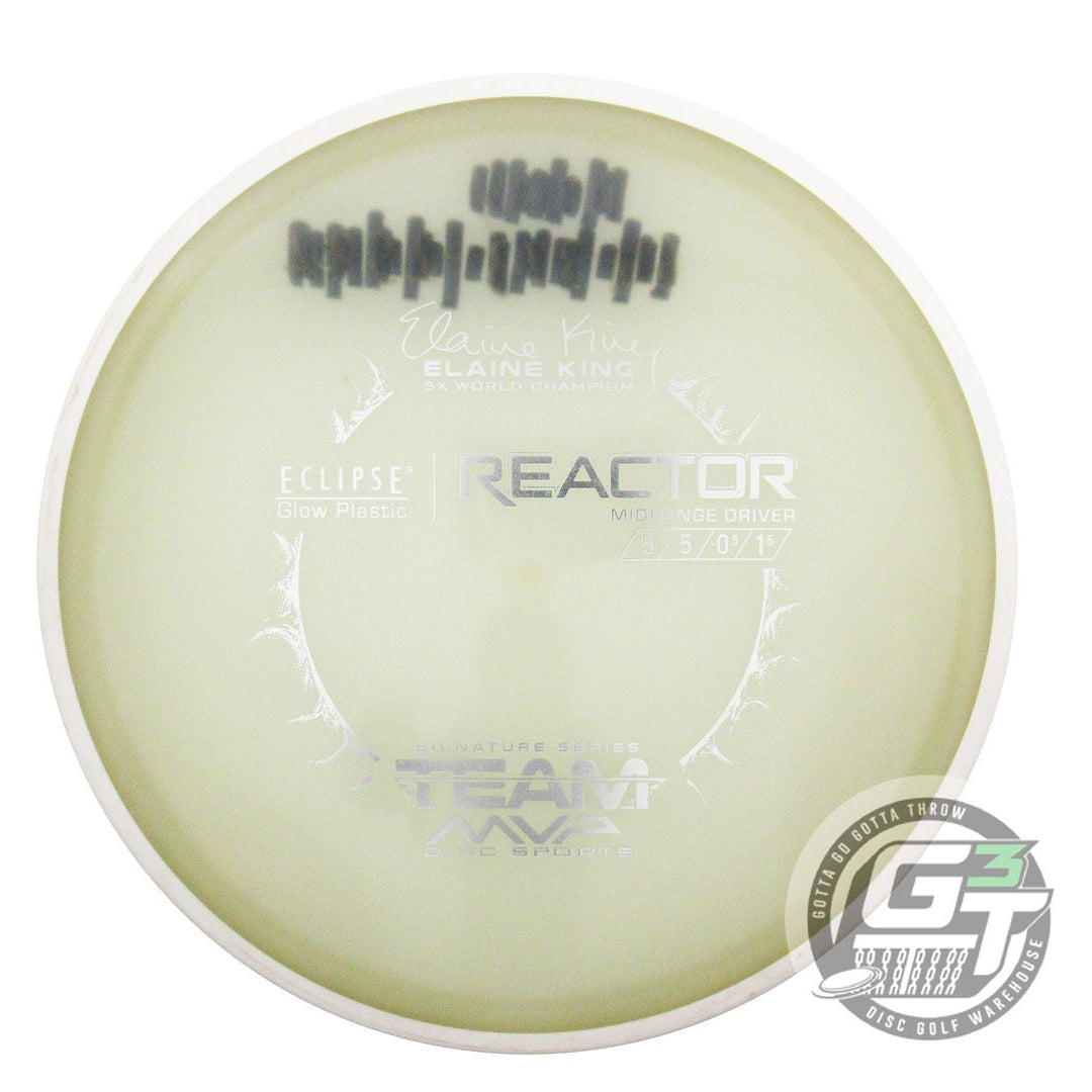 USED MVP Disc Sports Eclipse Proton Reactor 176g Glow Midrange Golf Disc
