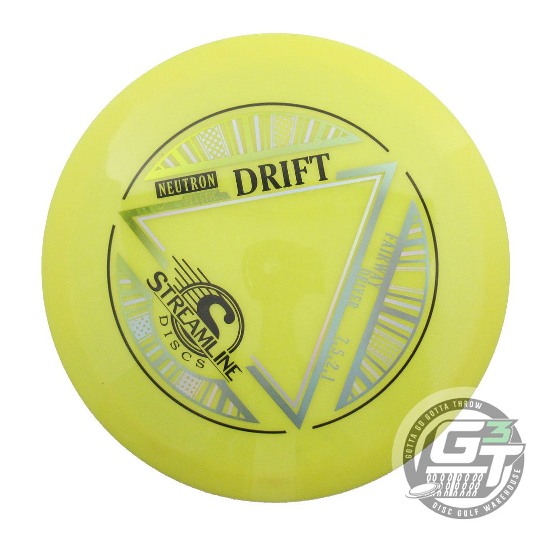 USED Streamline Discs Neutron Drift 174g Yellow Distance Driver Golf Disc
