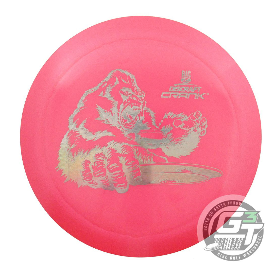 USED Discraft Big Z Crank 174g Pink Copper Weave Foil Distance Driver Golf Disc