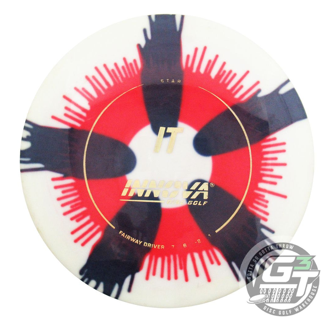 USED Innova I-DYE Star IT 166g Flower Burst Fairway Driver Golf Disc