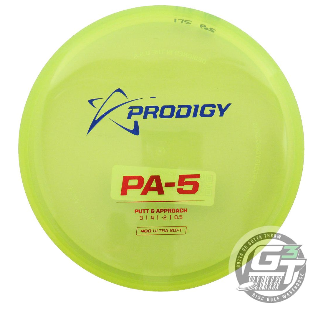 Prodigy 400 Ultra Soft PA5 Putter Golf Disc (Individually Listed)