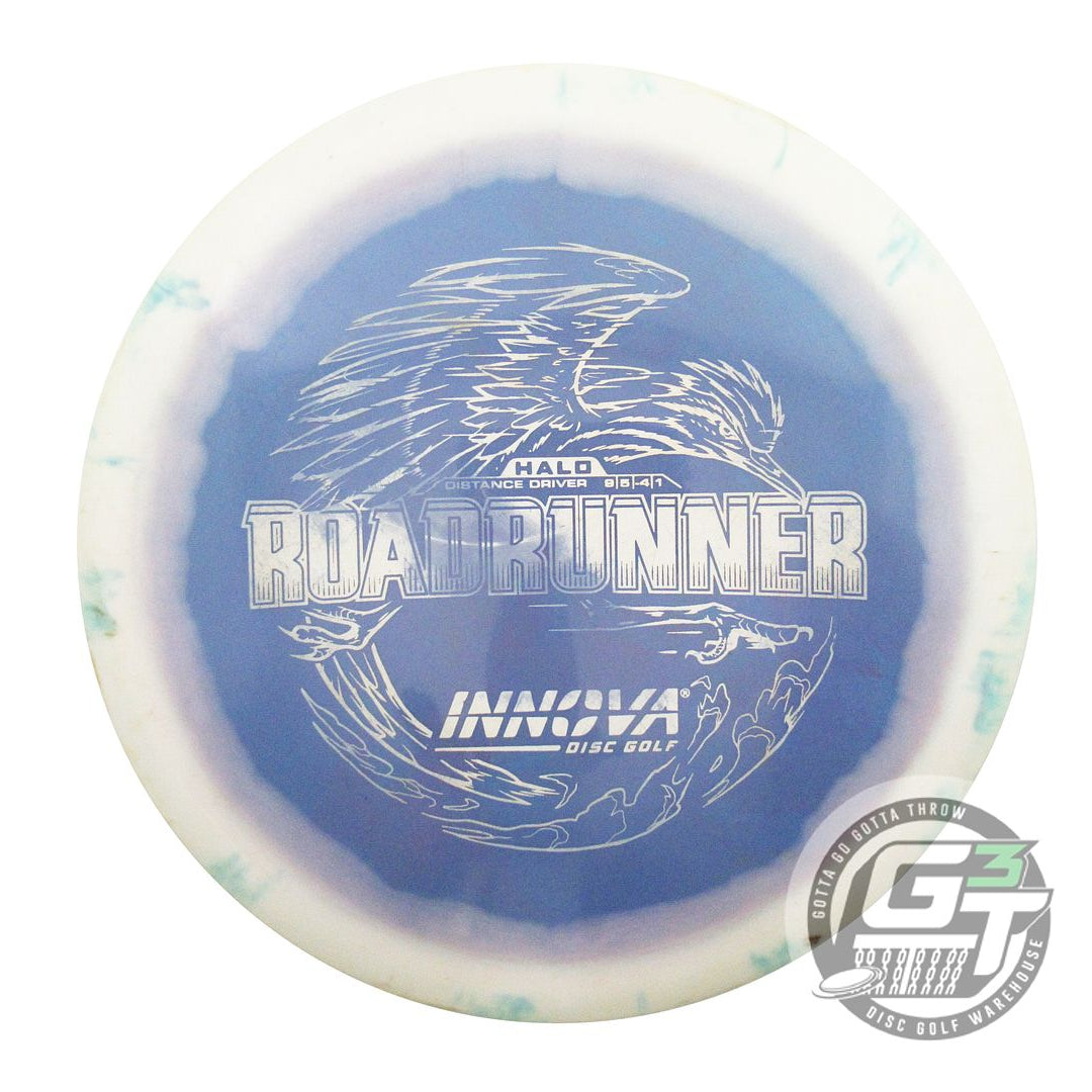 USED Innova Halo Star Roadrunner 150g White-Purple Distance Driver Golf Disc