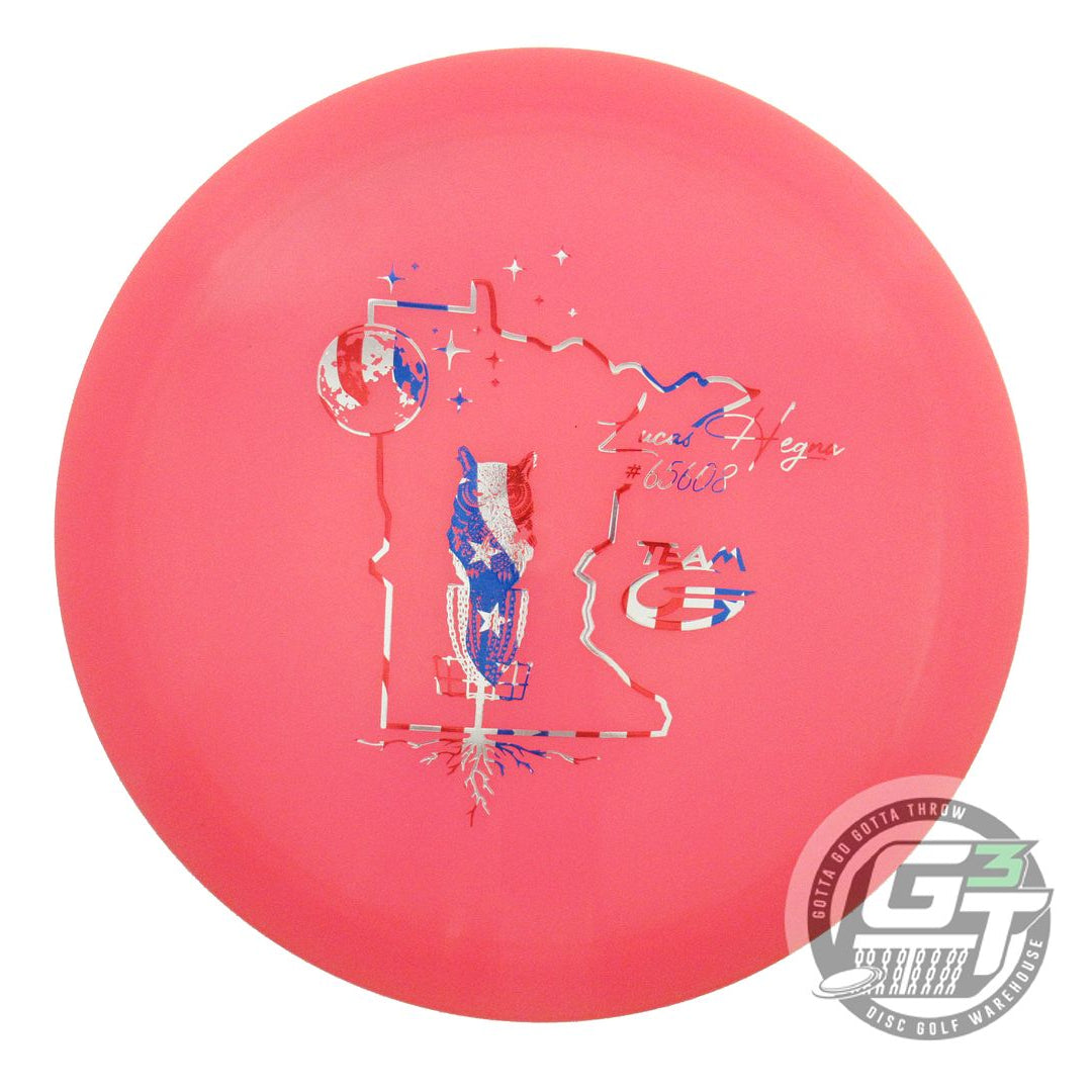NOS Gateway Hyper-Diamond Blade 176g Pink Flag Foil A Fairway Driver Golf Disc