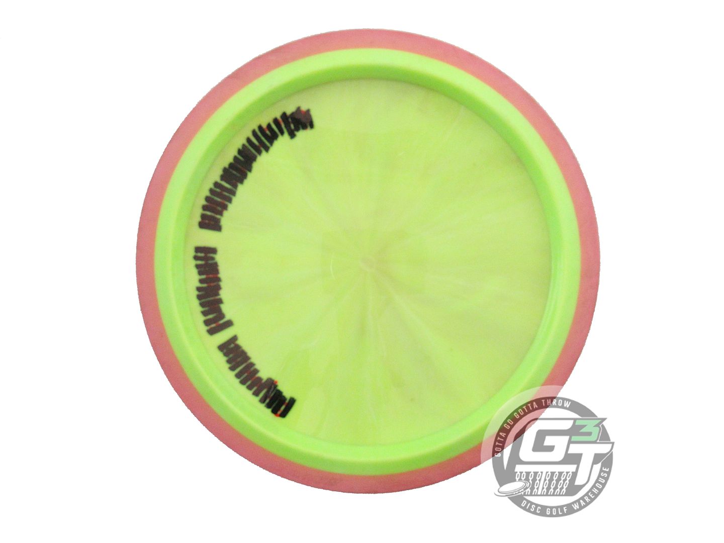 USED Axiom Discs Neutron Virus 173g Yellow Pink Rim HOME DYED Driver Golf Disc