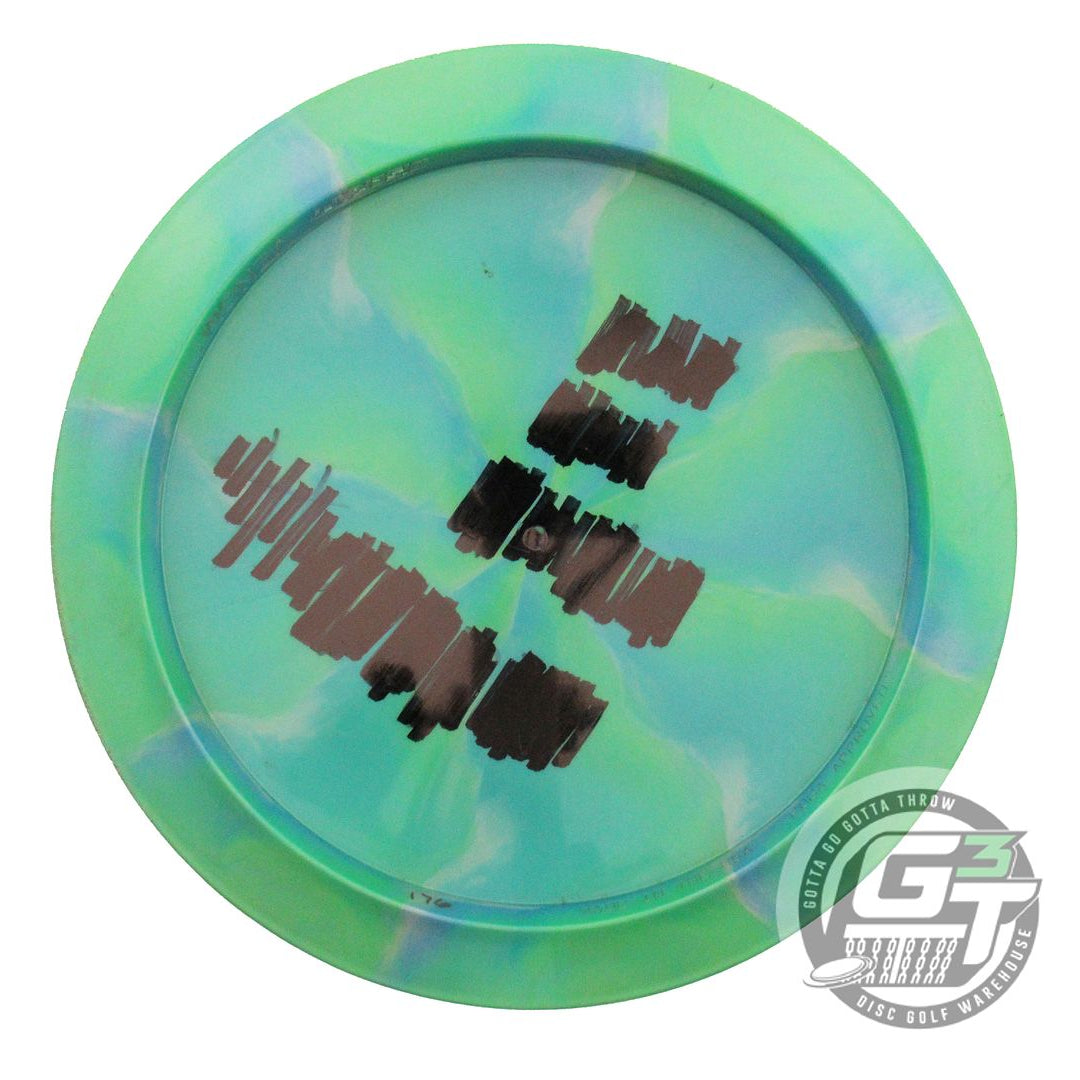 USED Discraft Titanium Venom 176g Green-Teal Distance Driver Golf Disc