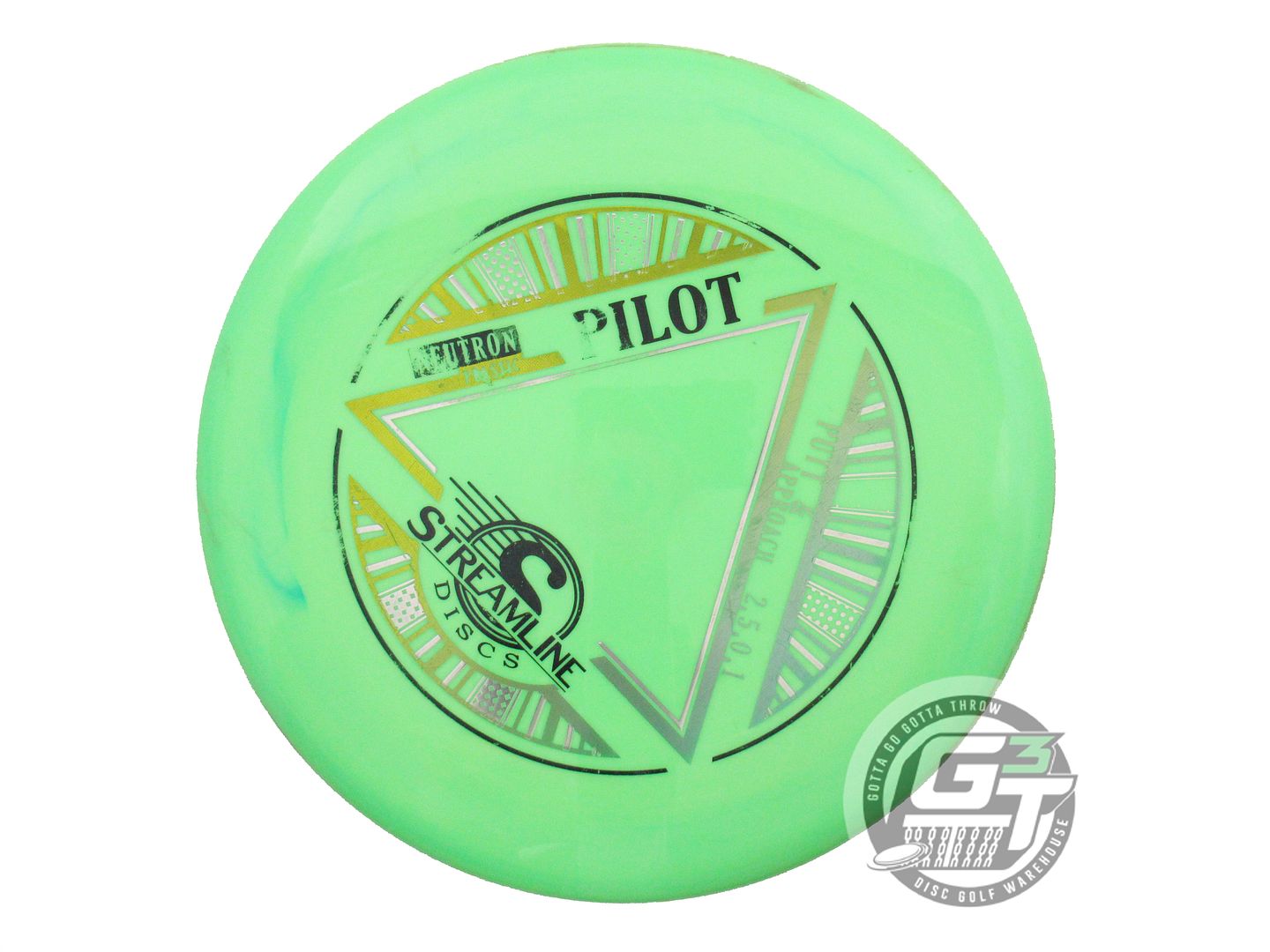 USED Streamline Discs Neutron Pilot 174g Lime Putter Golf Disc