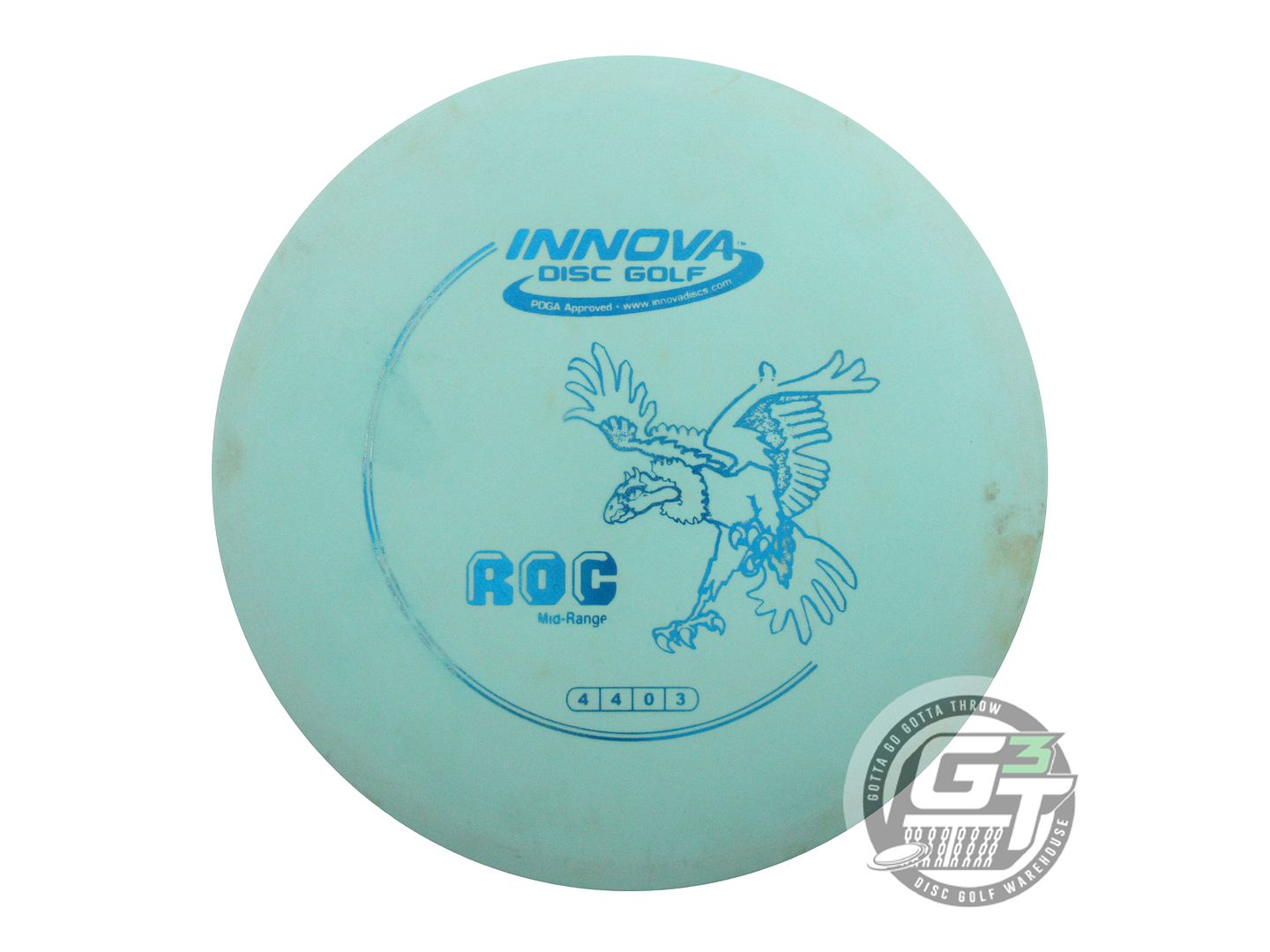 USED Innova DX Roc 172g Seafoam Blue Foil Midrange Golf Disc