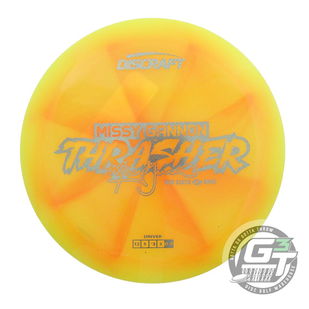 Discraft Limited Edition 2025 Tour Series Missy Gannon Swirl Elite Z Thrasher Distance Driver Golf Disc (Individually Listed)