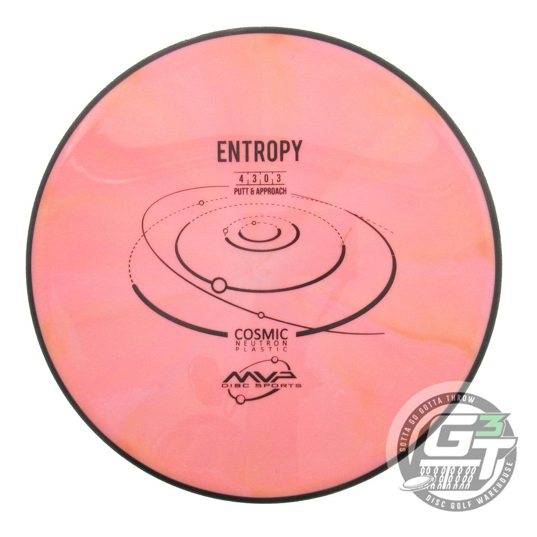 USED MVP Disc Sports Cosmic Neutron Entropy 176g Pink-Peach Putter Golf Disc