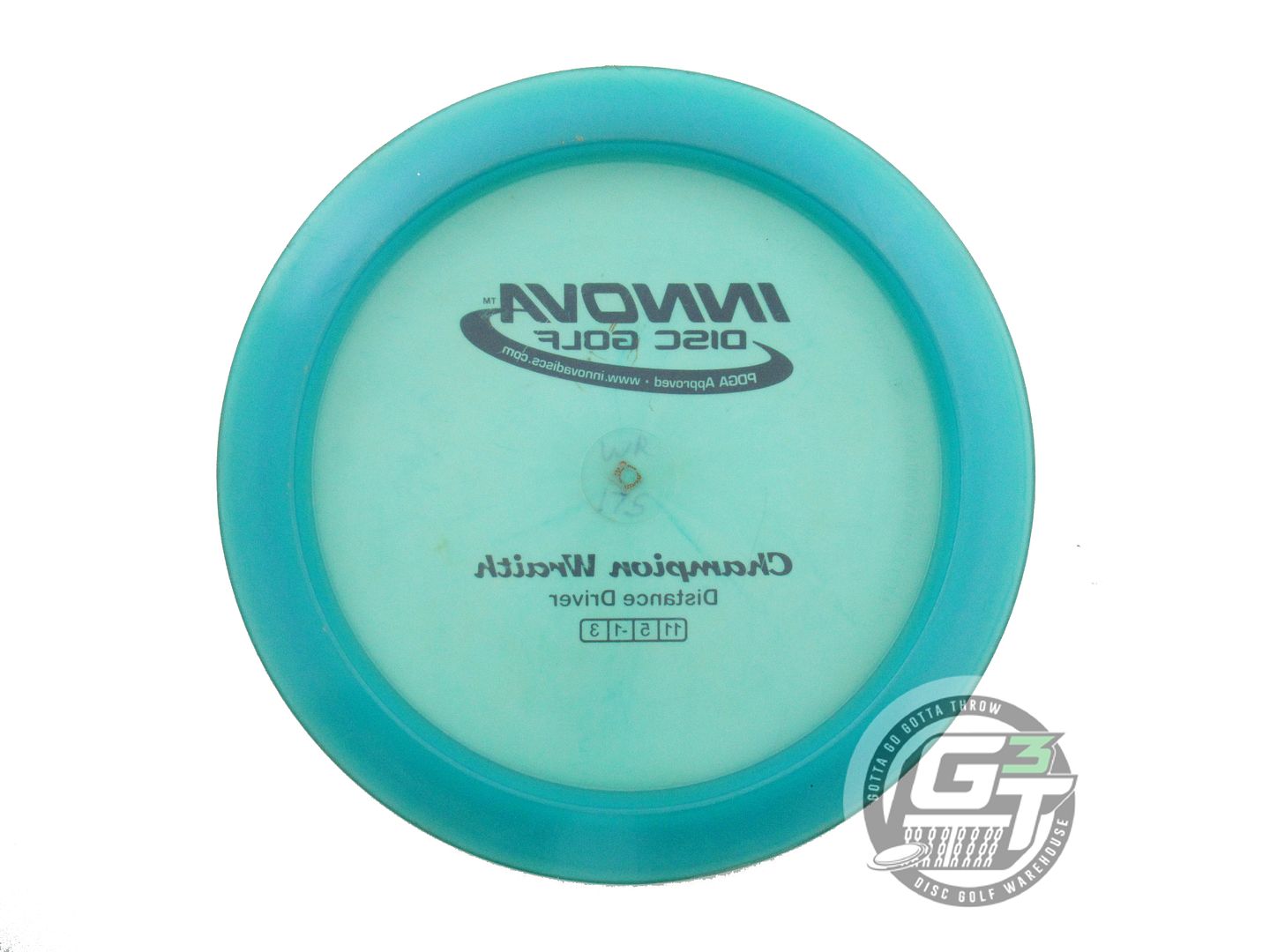 USED Innova Champion Wraith 175g Teal Black Stamp Distance Driver Golf Disc