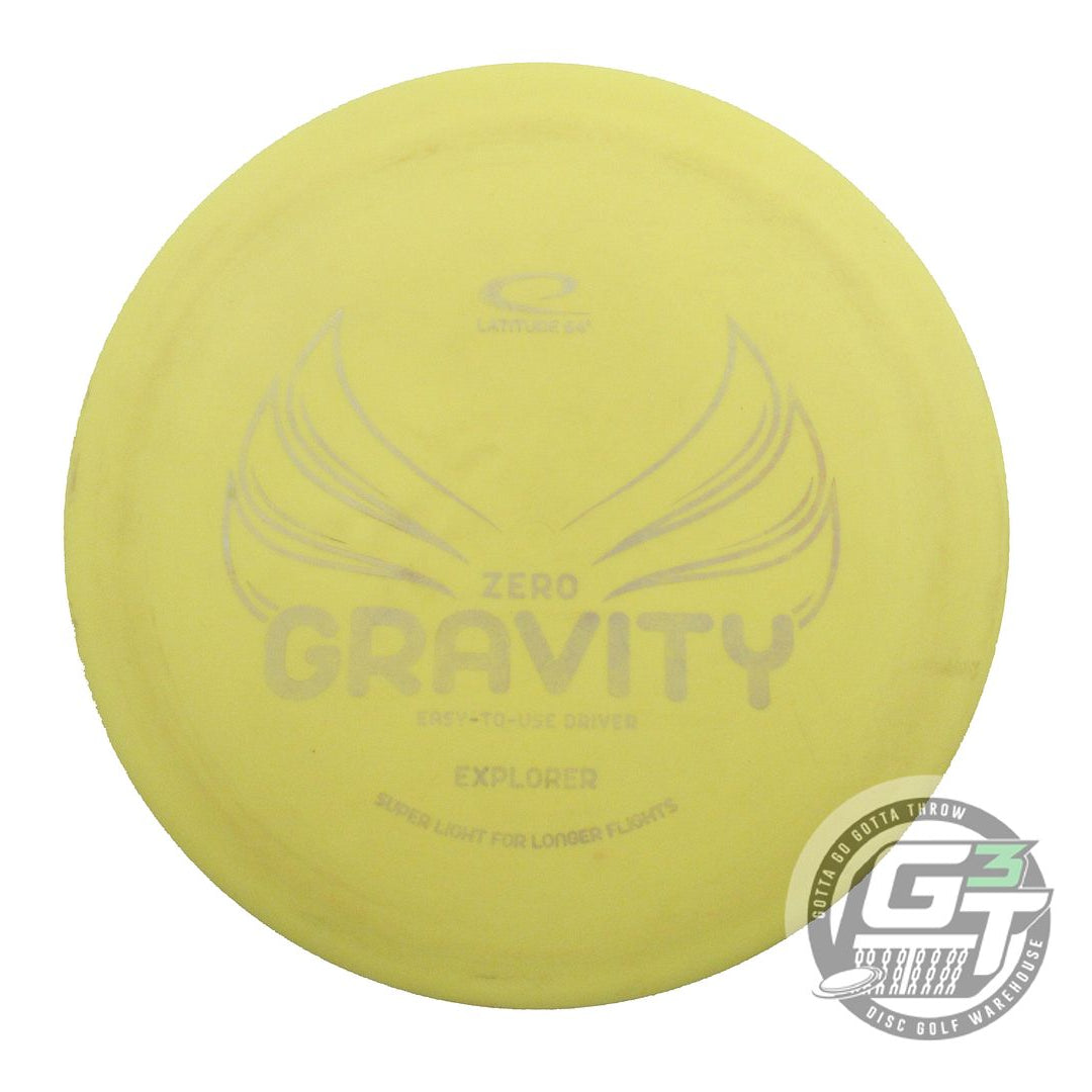 USED Latitude 64 Zero Gravity Explorer 124g Yellow Silver Stamp Driver Golf Disc