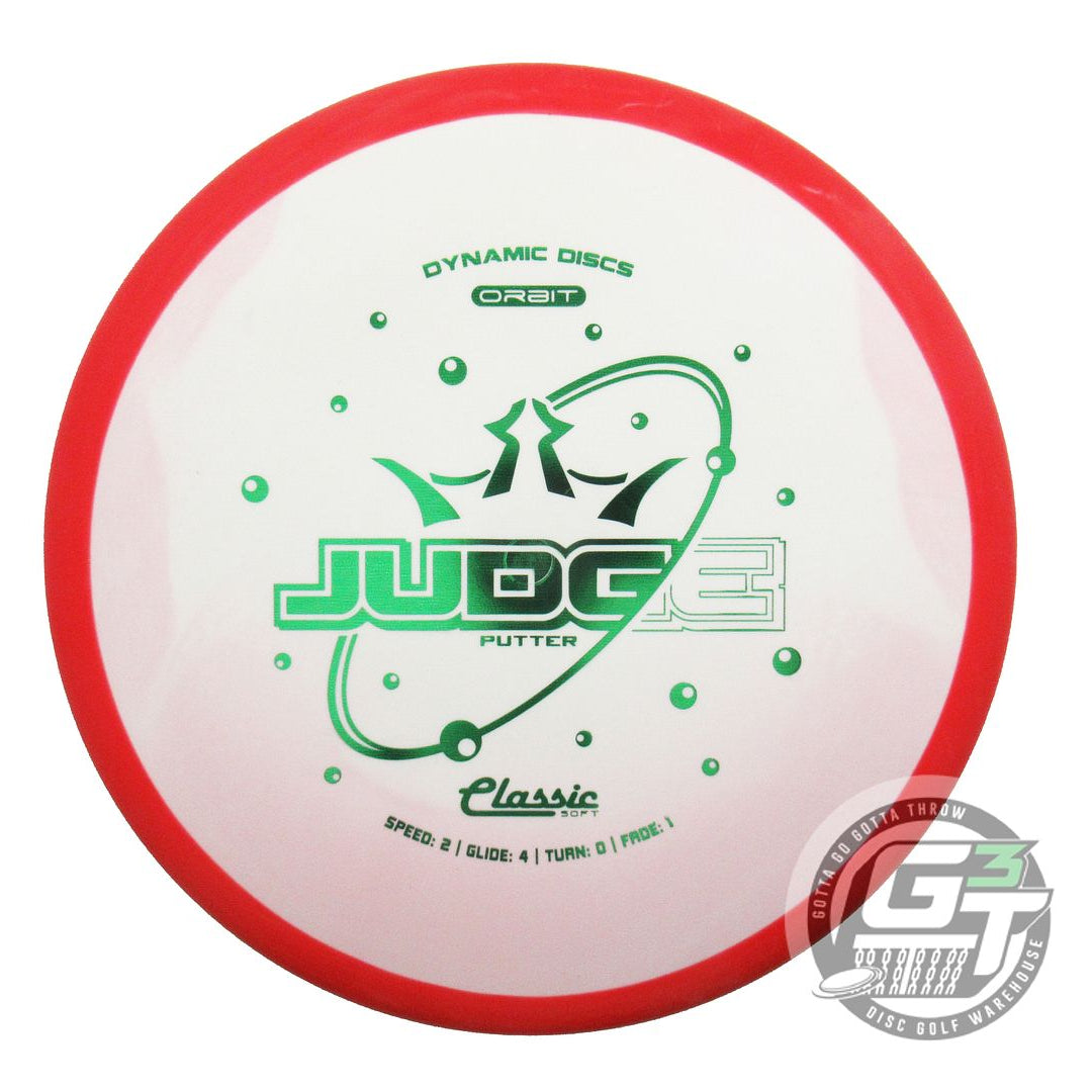 Dynamic Discs Classic Soft Orbit Judge Putter Golf Disc (Individually Listed)