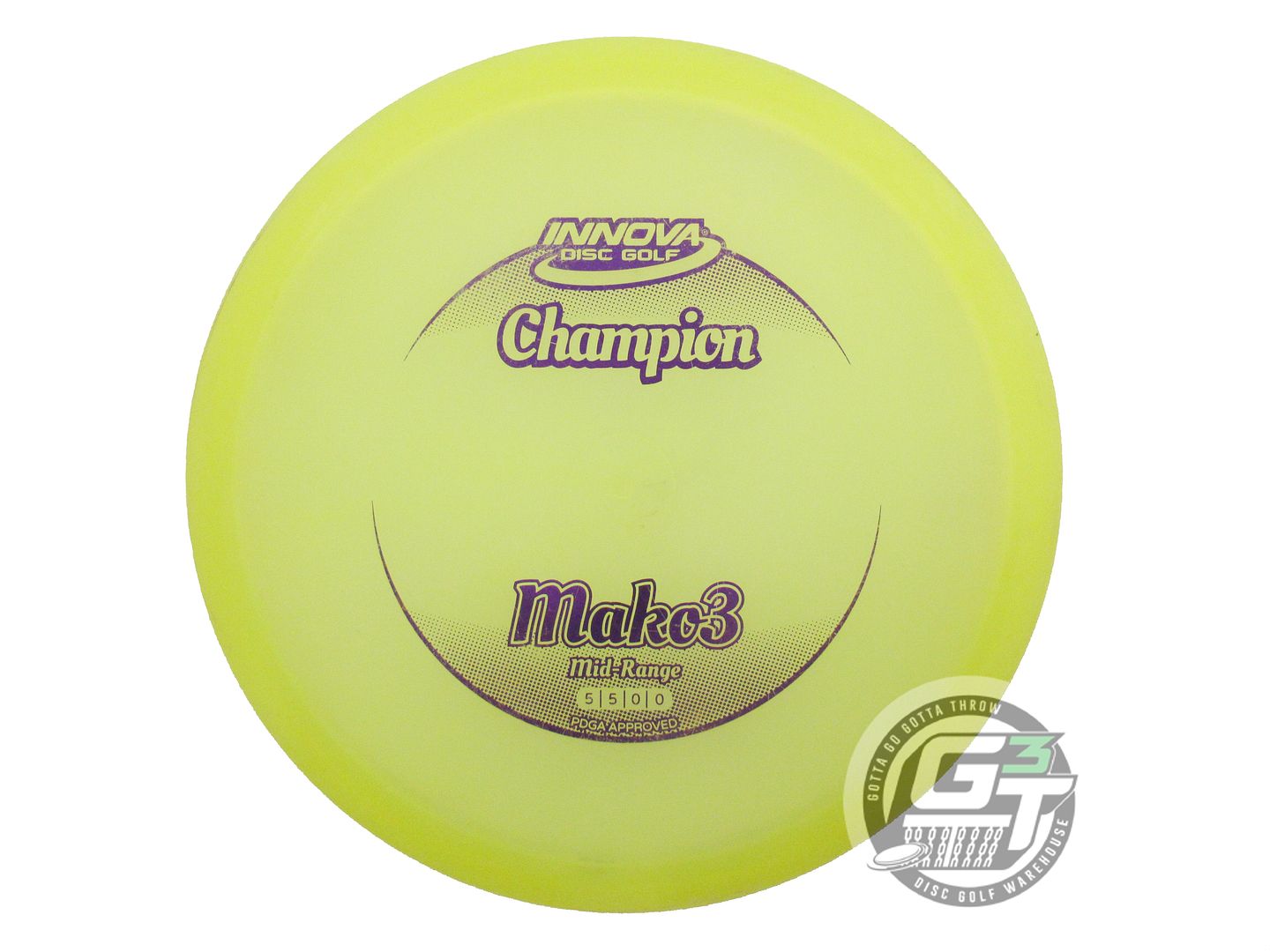 USED Innova Champion Mako3 170g Yellow Purple Foil Midrange Golf Disc