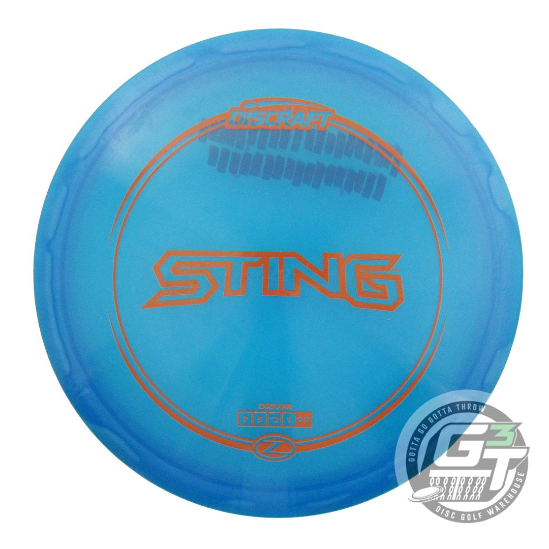 USED Discraft Z Sting 179g Blue Orange Stamp Fairway Driver Golf Disc
