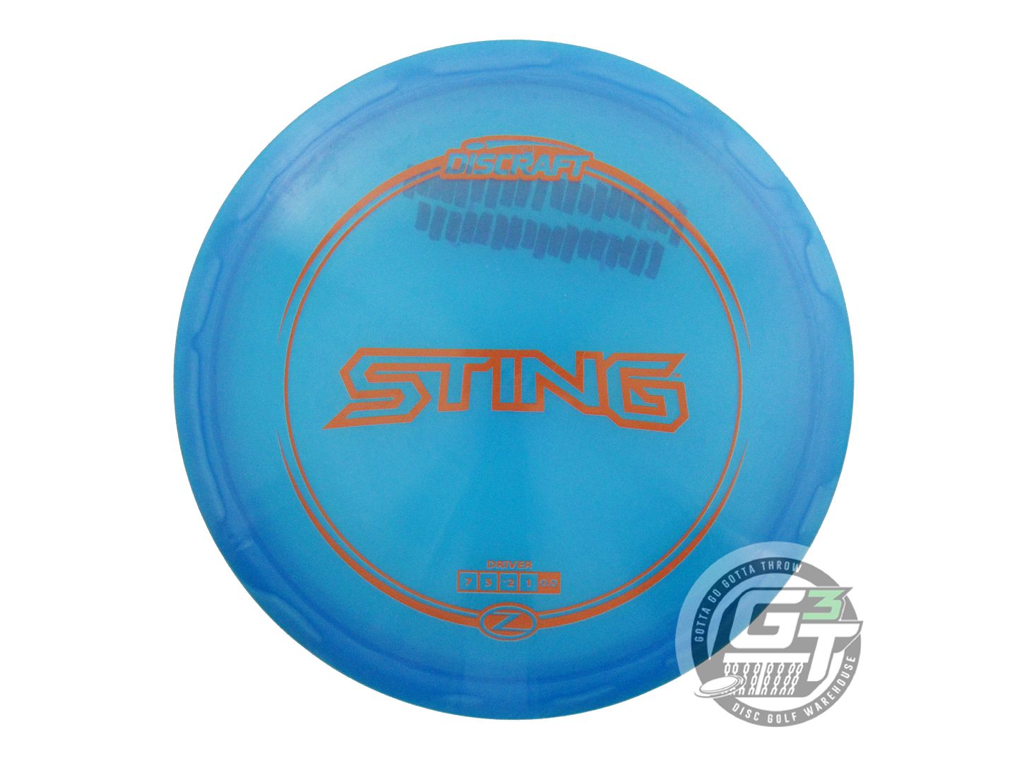 USED Discraft Z Sting 179g Blue Orange Stamp Fairway Driver Golf Disc