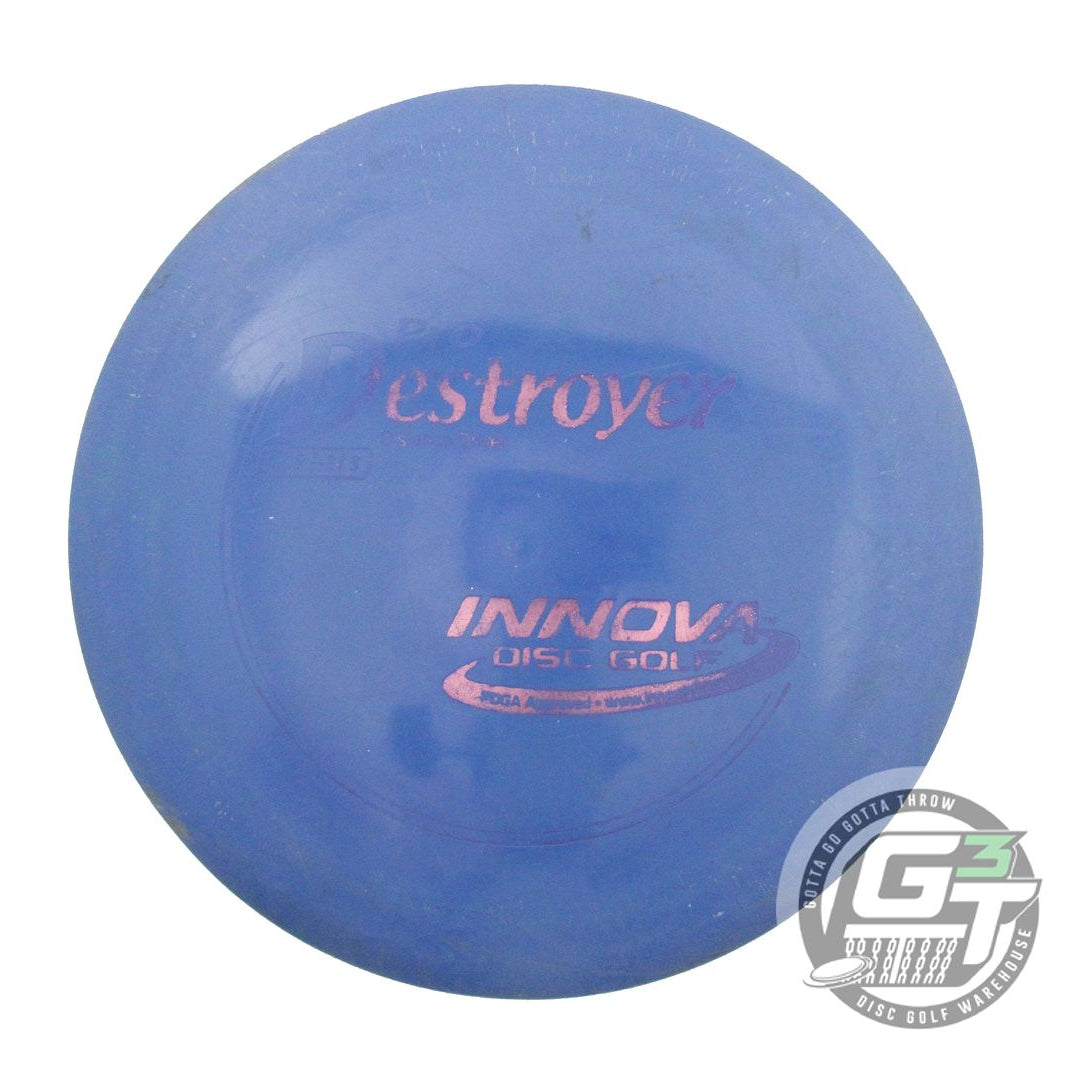 USED Innova Pro Destroyer 172g Blue Pink Foil Distance Driver Golf Disc