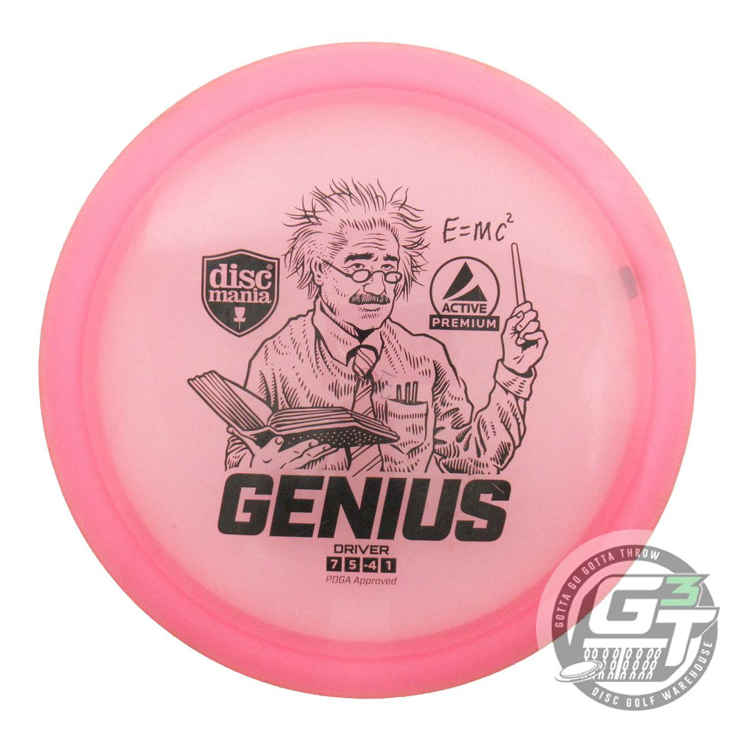 USED DiscMania Active Premium Genius 175g Pink Black Stamp Fairway Driver Disc