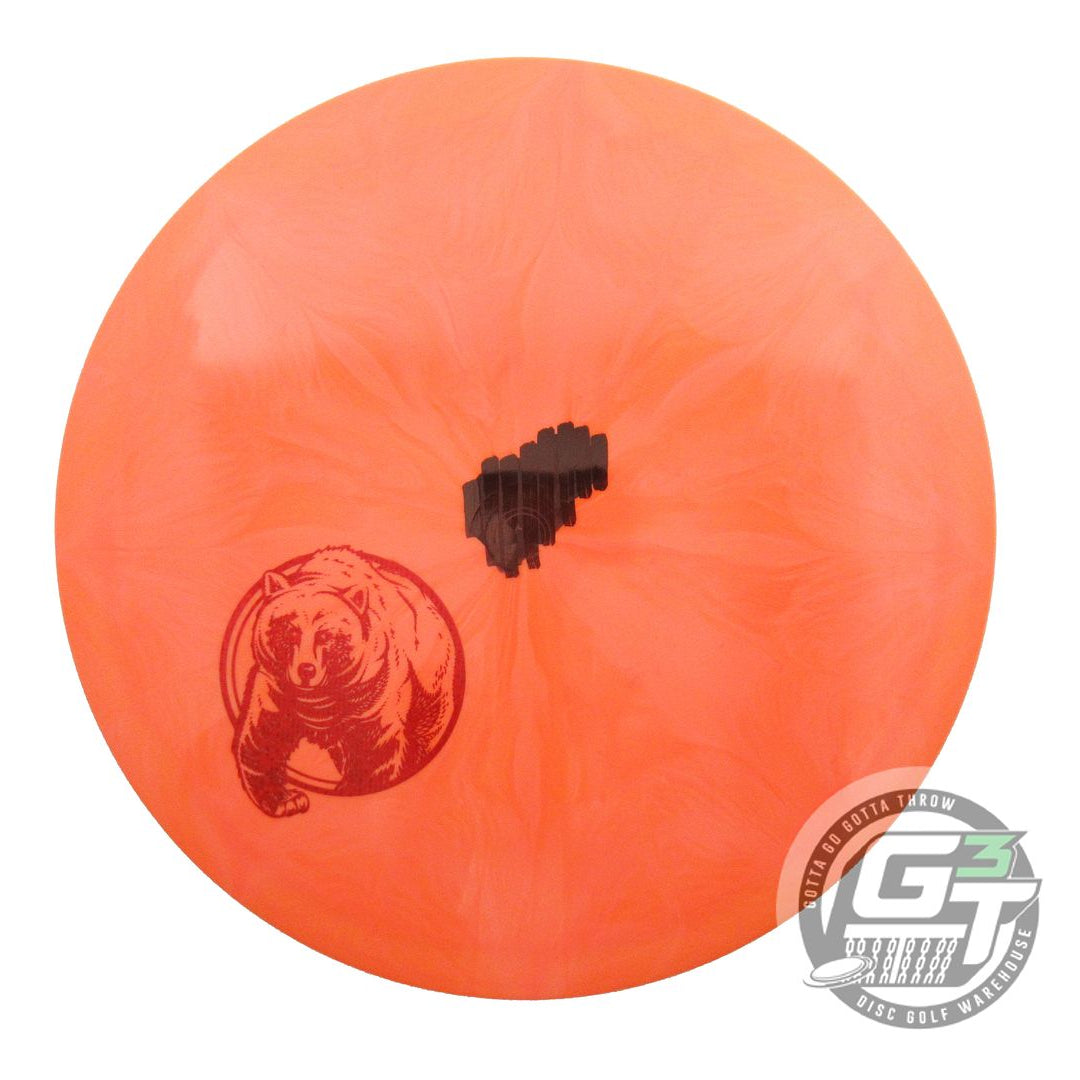 USED Westside Discs Tournament Burst Bear 173g Orange Fairway Driver Golf Disc