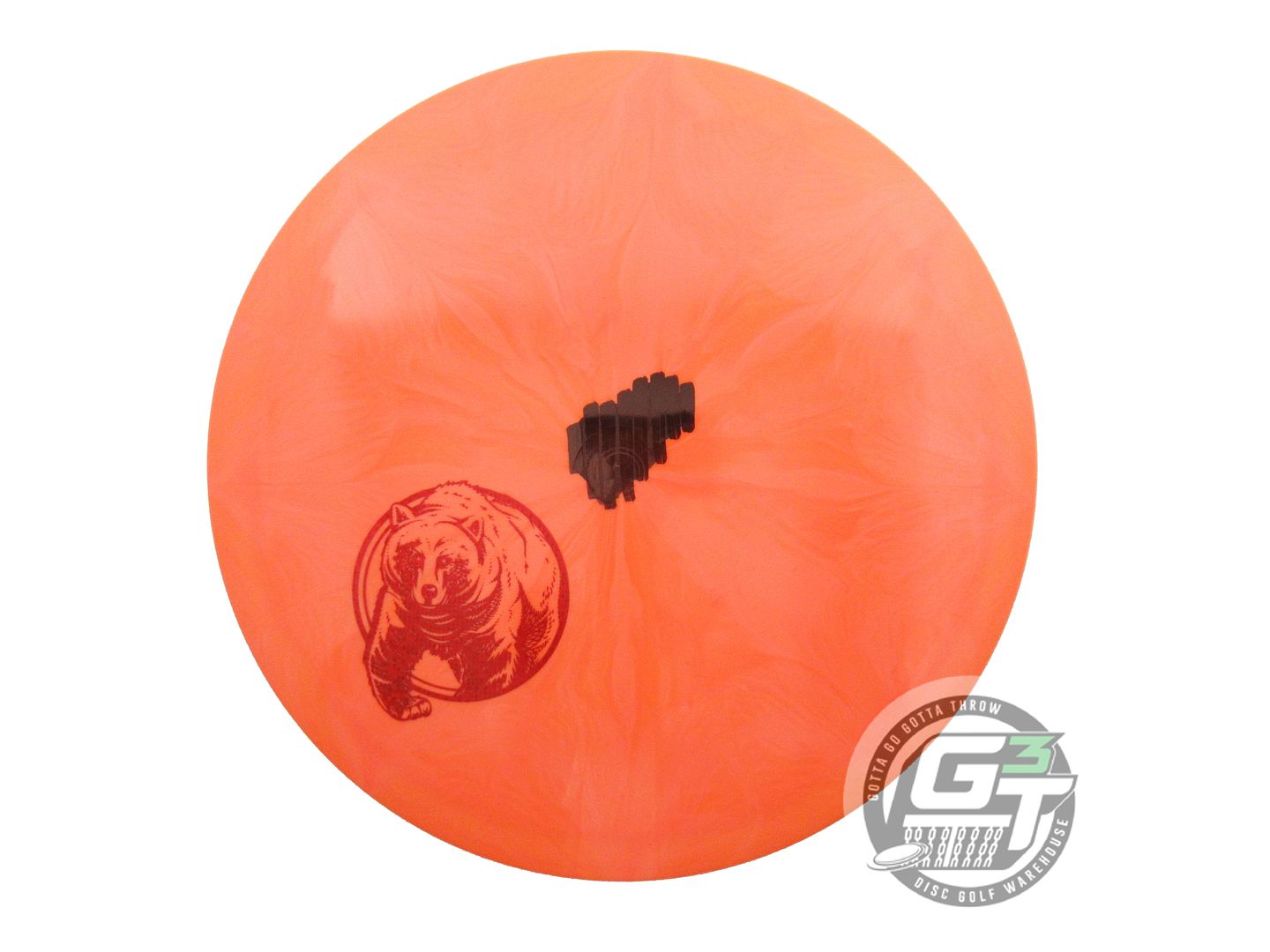 USED Westside Discs Tournament Burst Bear 173g Orange Fairway Driver Golf Disc