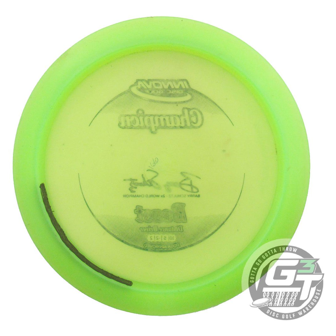USED Innova Champion Beast 166g Lime Black Stamp Distance Driver Golf Disc