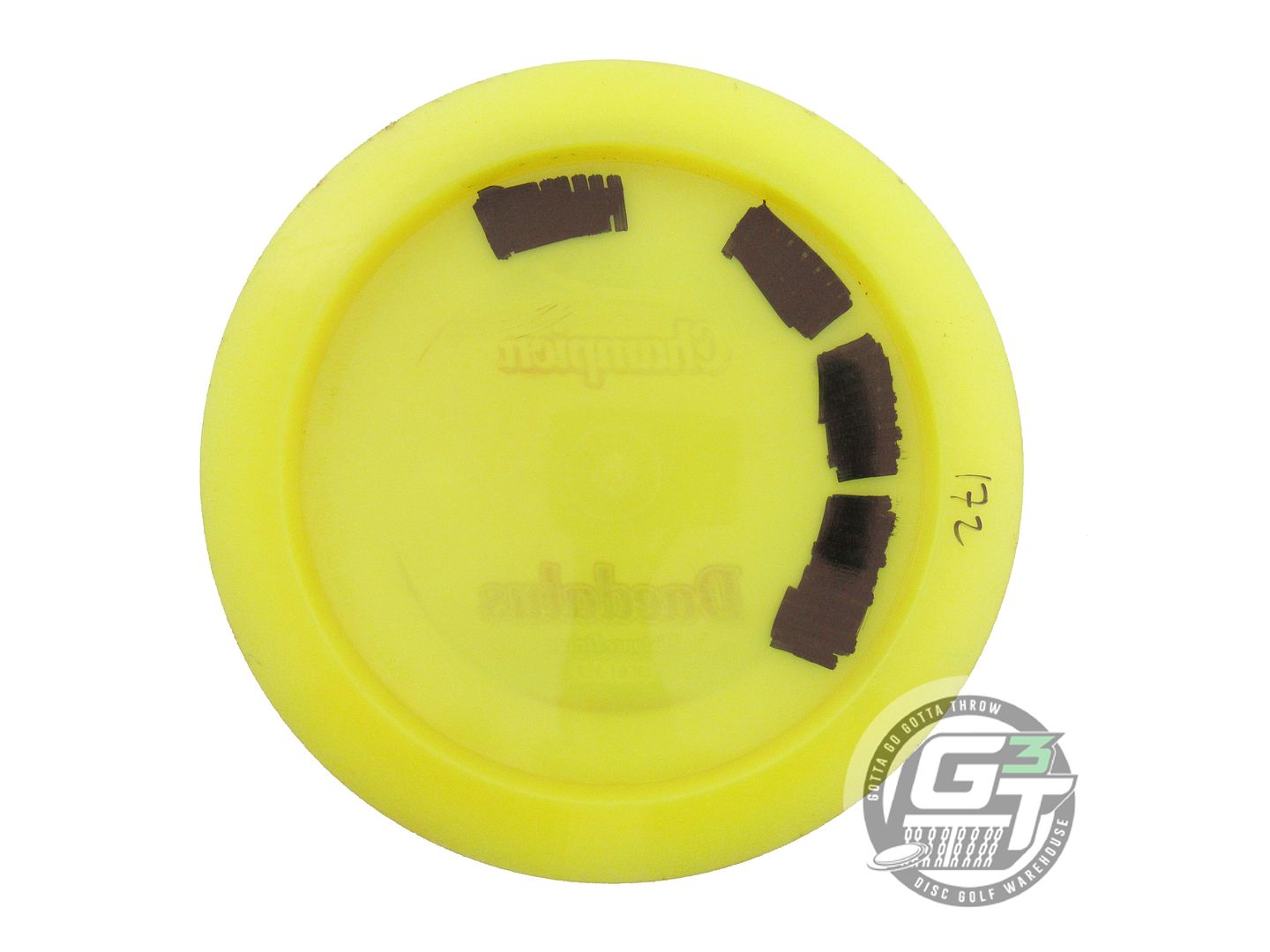 USED Innova Champion Daedalus 172g Yellow Rainbow Foil Distance Driver Golf Disc