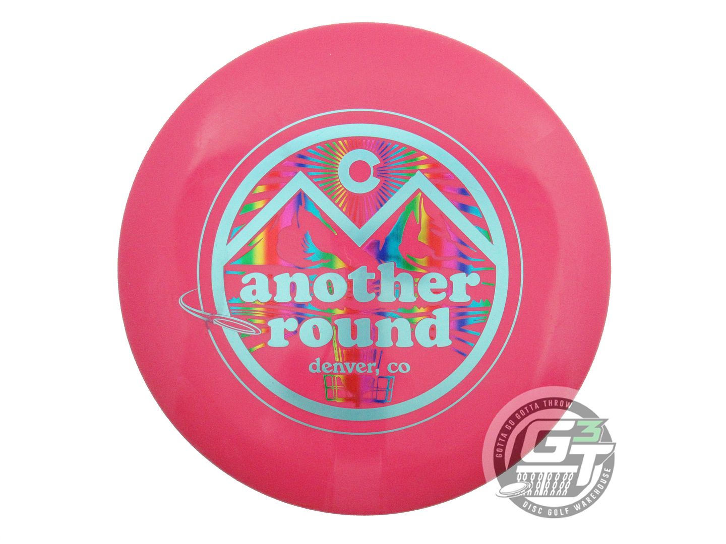 USED DiscMania S-Line P2 173g Pink Rainbow Foil Putter Golf Disc