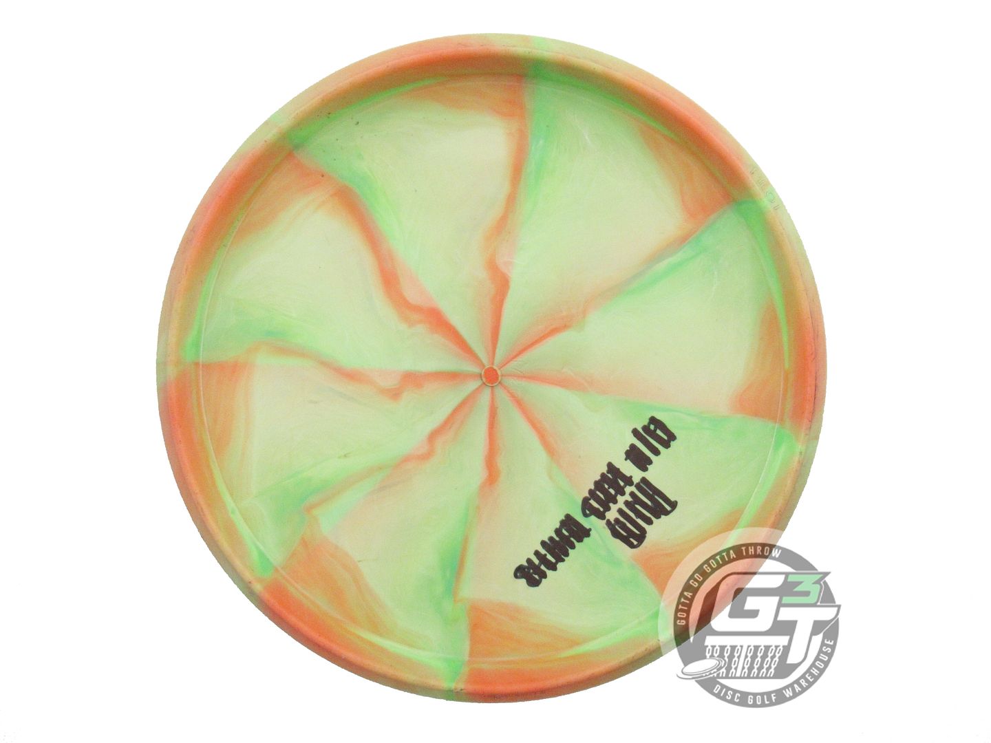 USED Streamline Discs Cosmic Neutron Pilot 172g Lime-Orange Putter Golf Disc