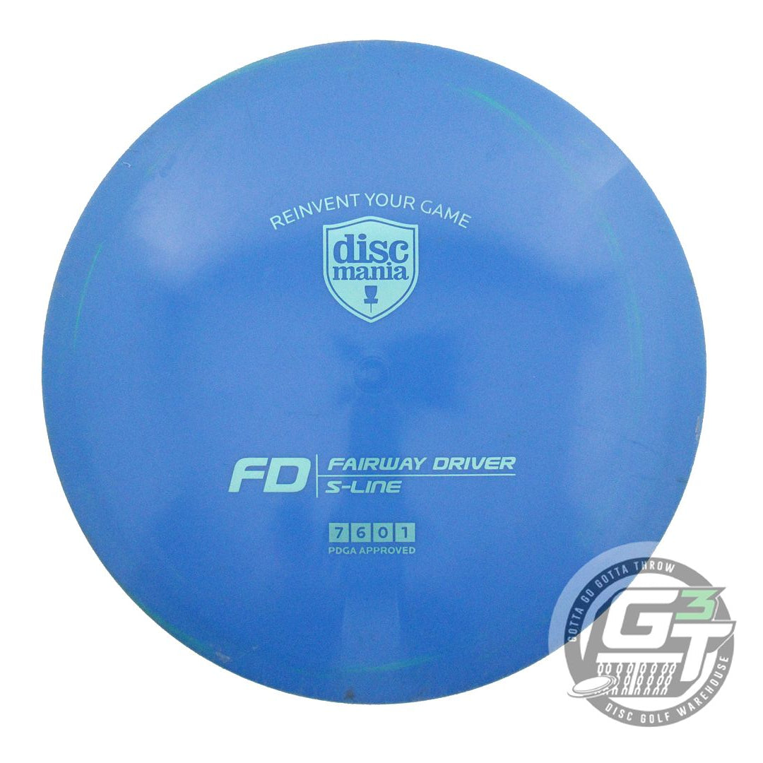 USED DiscMania S-Line FD 173g Blue Aqua Foil Fairway Driver Golf Disc