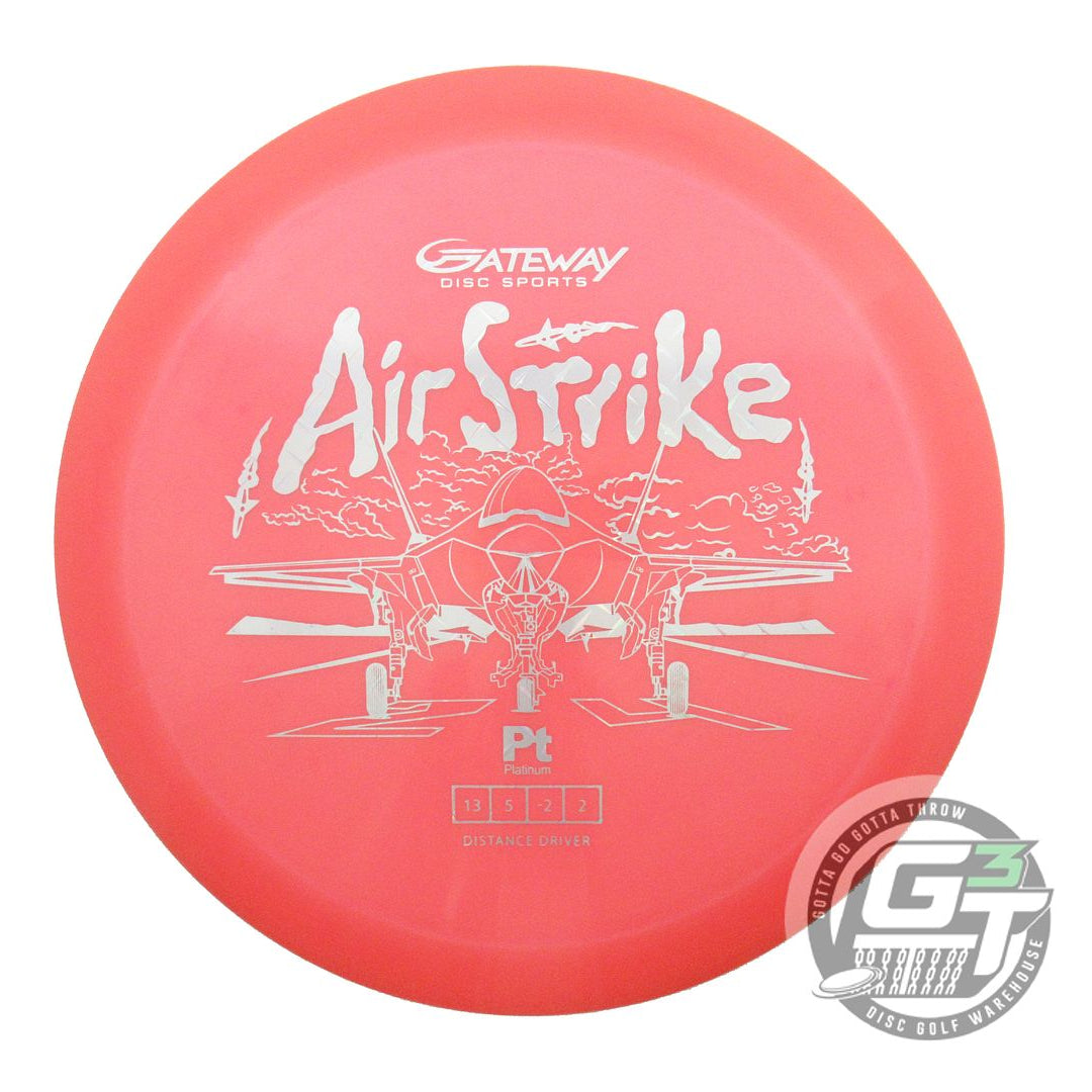 NOS Gateway Platinum Air Strike 172g Pink Diamond Plate Foil Driver Golf Disc