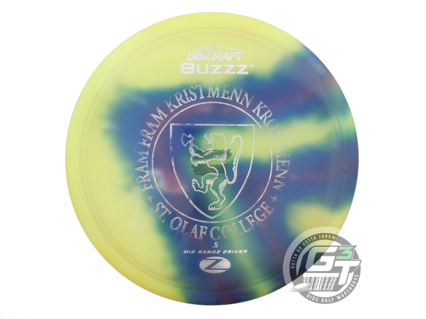 USED Discraft FlyDye Z Buzzz 174g Zig-Zag Midrange Golf Disc