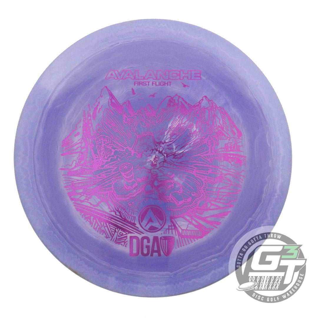 USED DGA FIRST RUN ProLine Avalanche 175g Purple Magenta Foil Driver Golf Disc