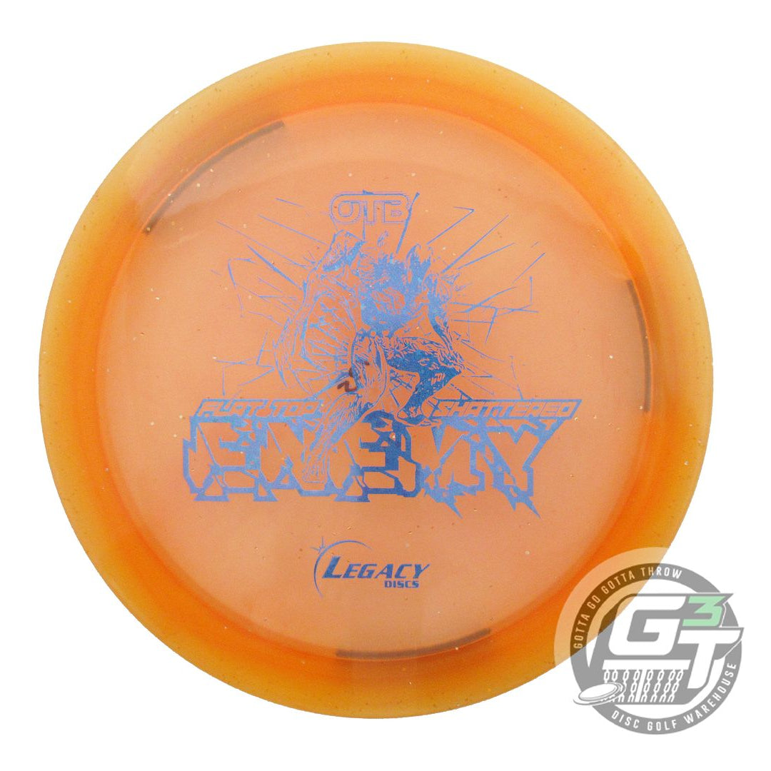 USED Legacy Discs Flat Top Shattered Enemy 175g Orange Fairway Driver Golf Disc