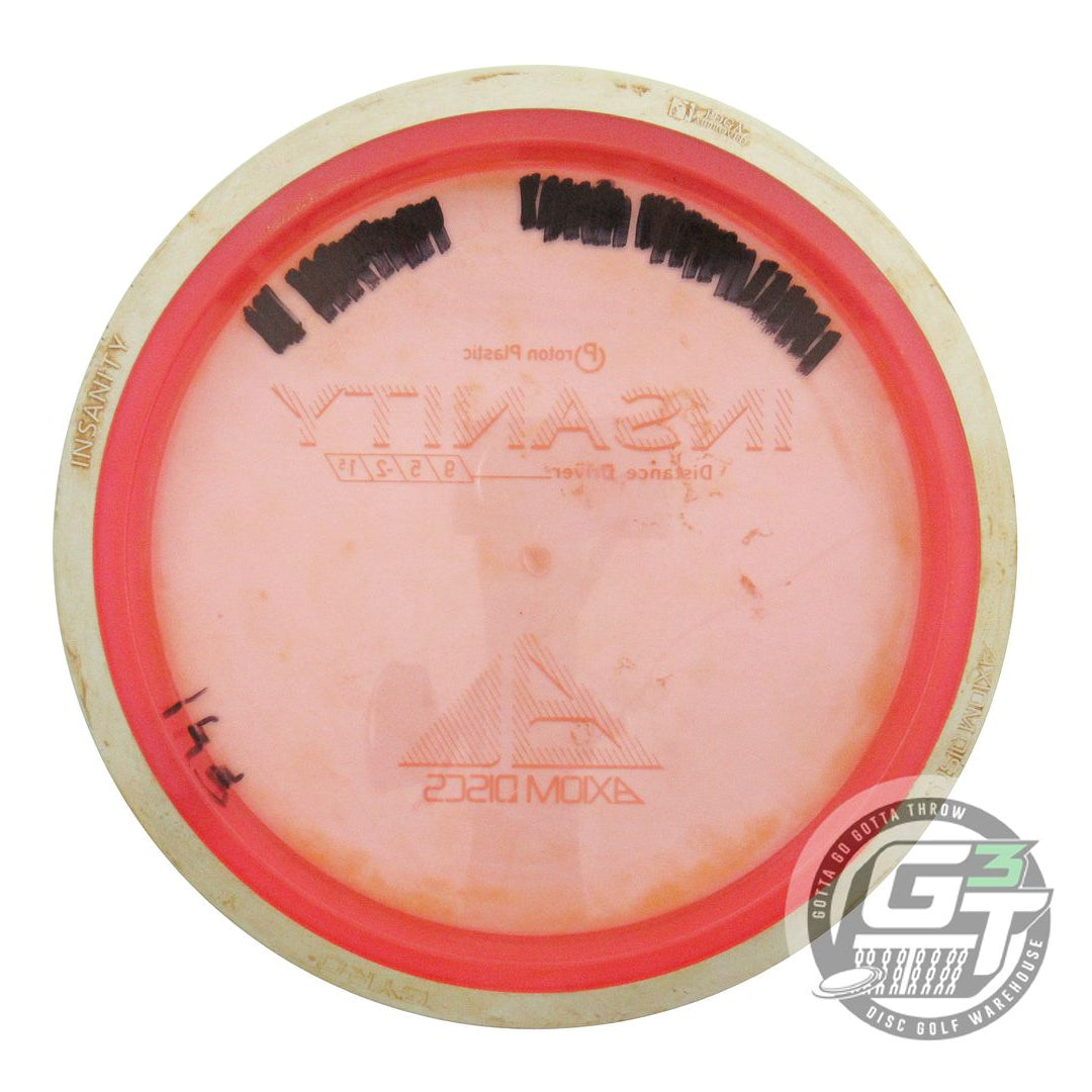 USED Axiom Discs Proton Insanity 175g Pink White Rim Distance Driver Golf Disc