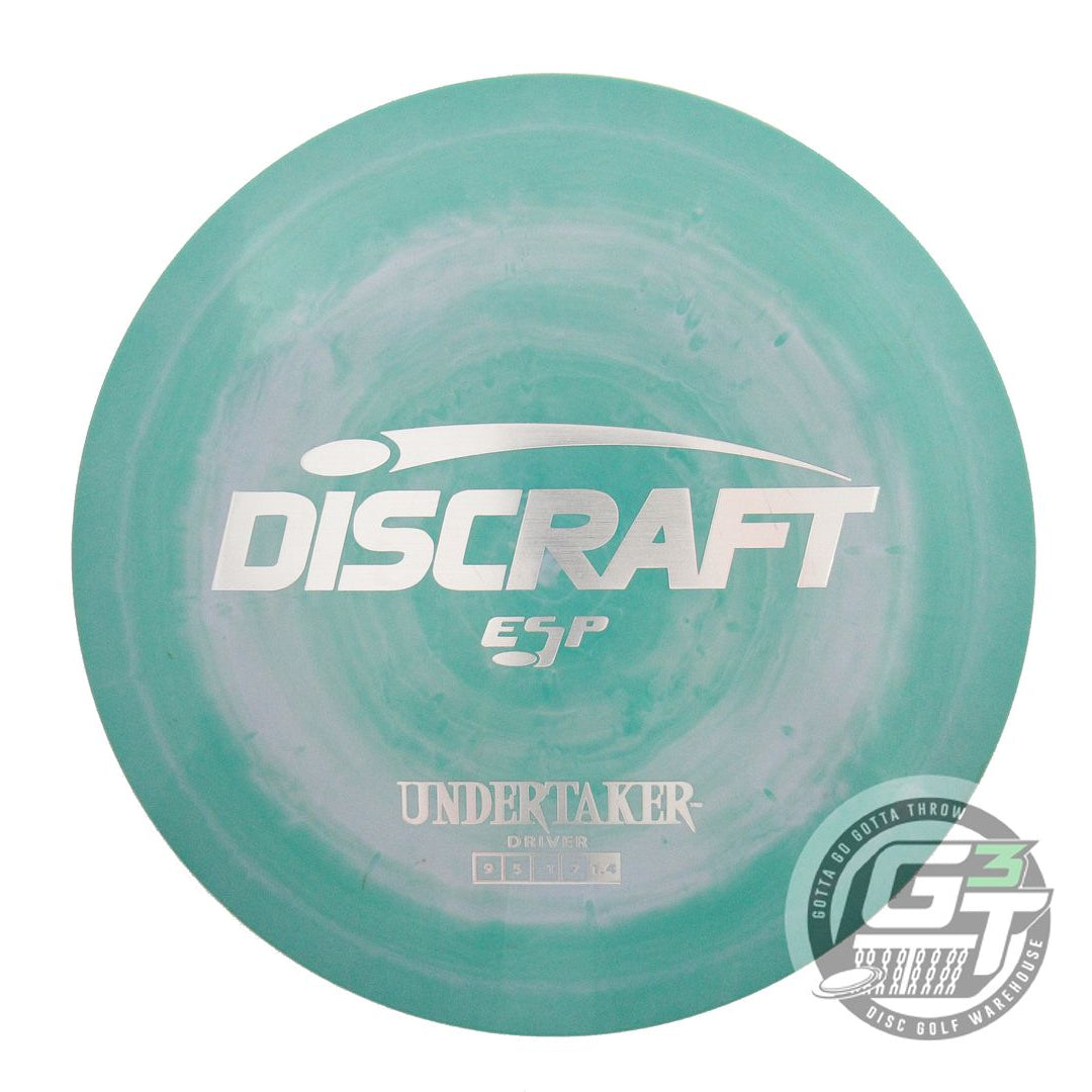 USED Discraft ESP Undertaker 173g Green-Lilac Silver Foil Distance Driver Disc