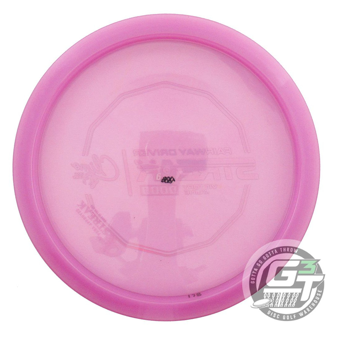 USED Climo Victory Line Streak 178g Lilac Pink Holo Foil Fairway Driver Disc
